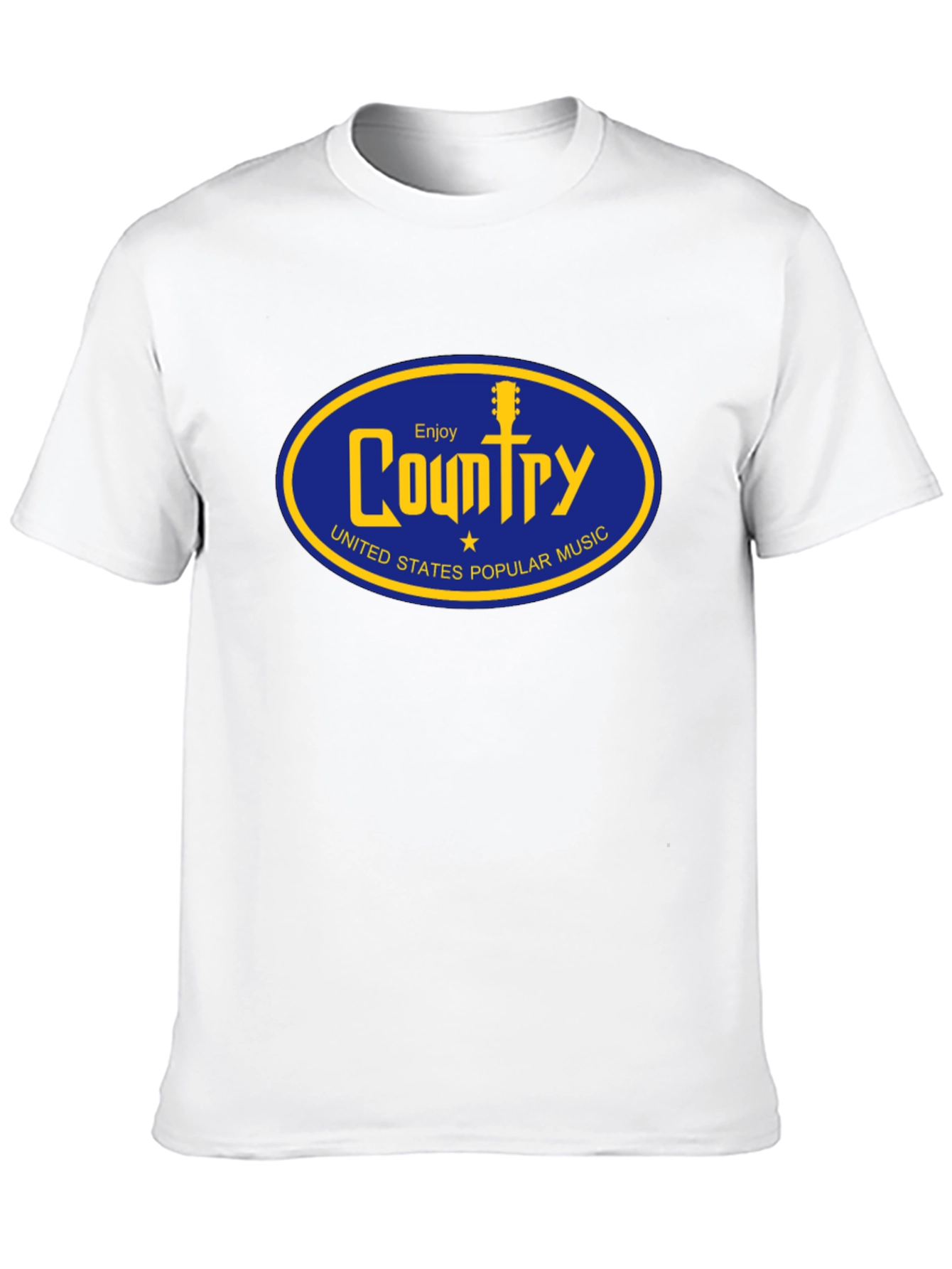 Camiseta Negra Country Music Retro
