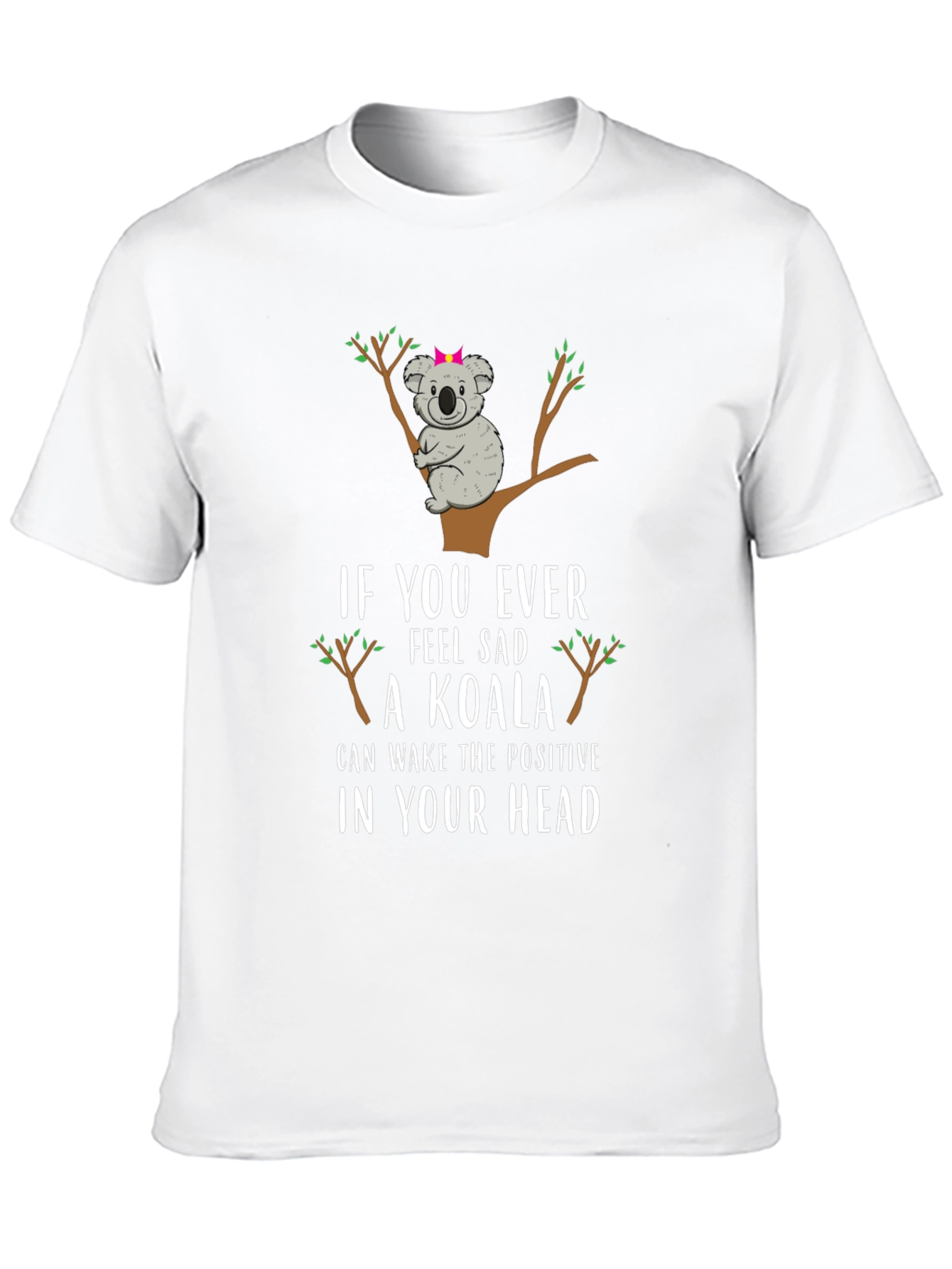Camiseta Negra Koala Positivo