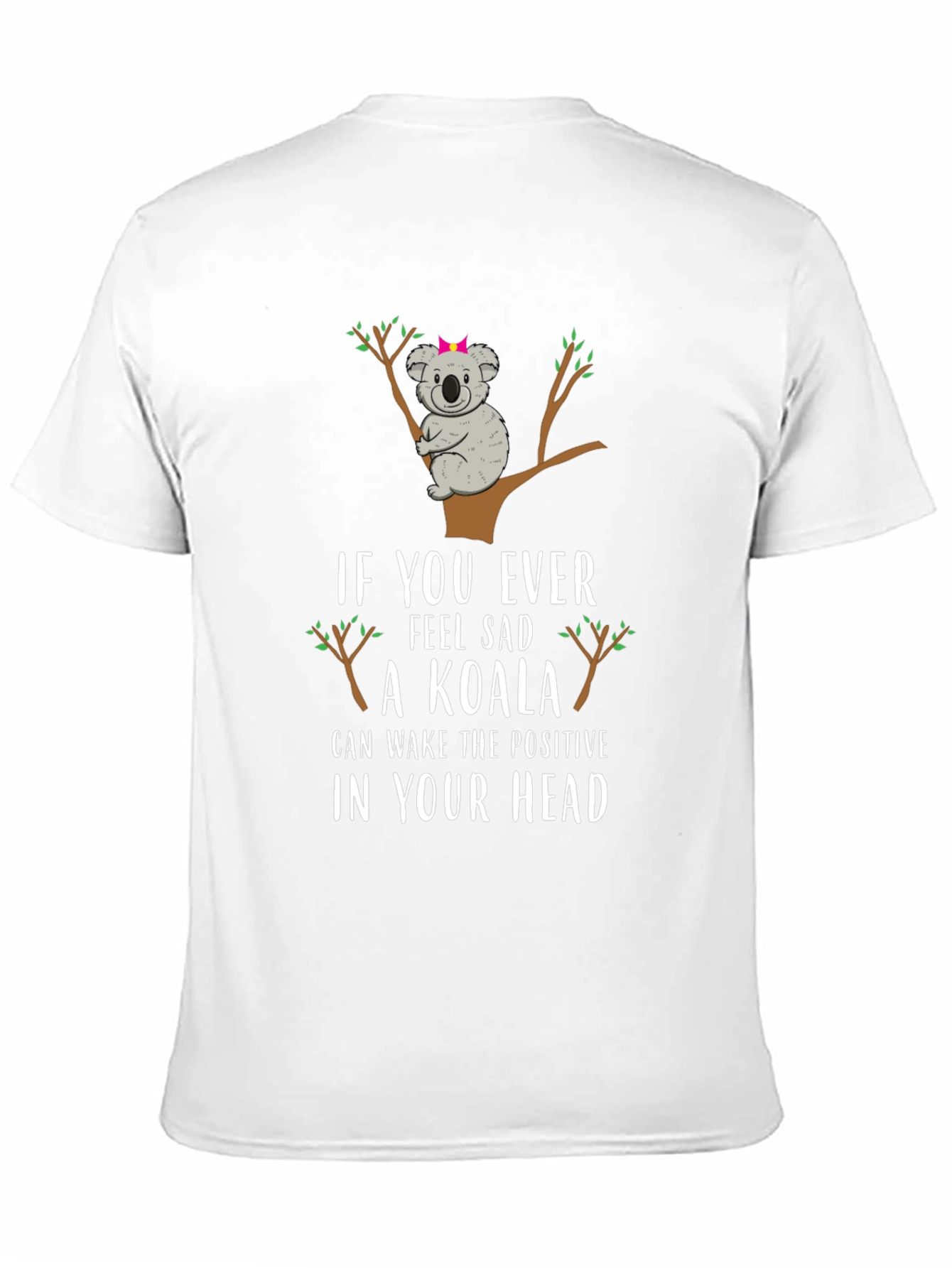 Camiseta Negra Koala Positivo