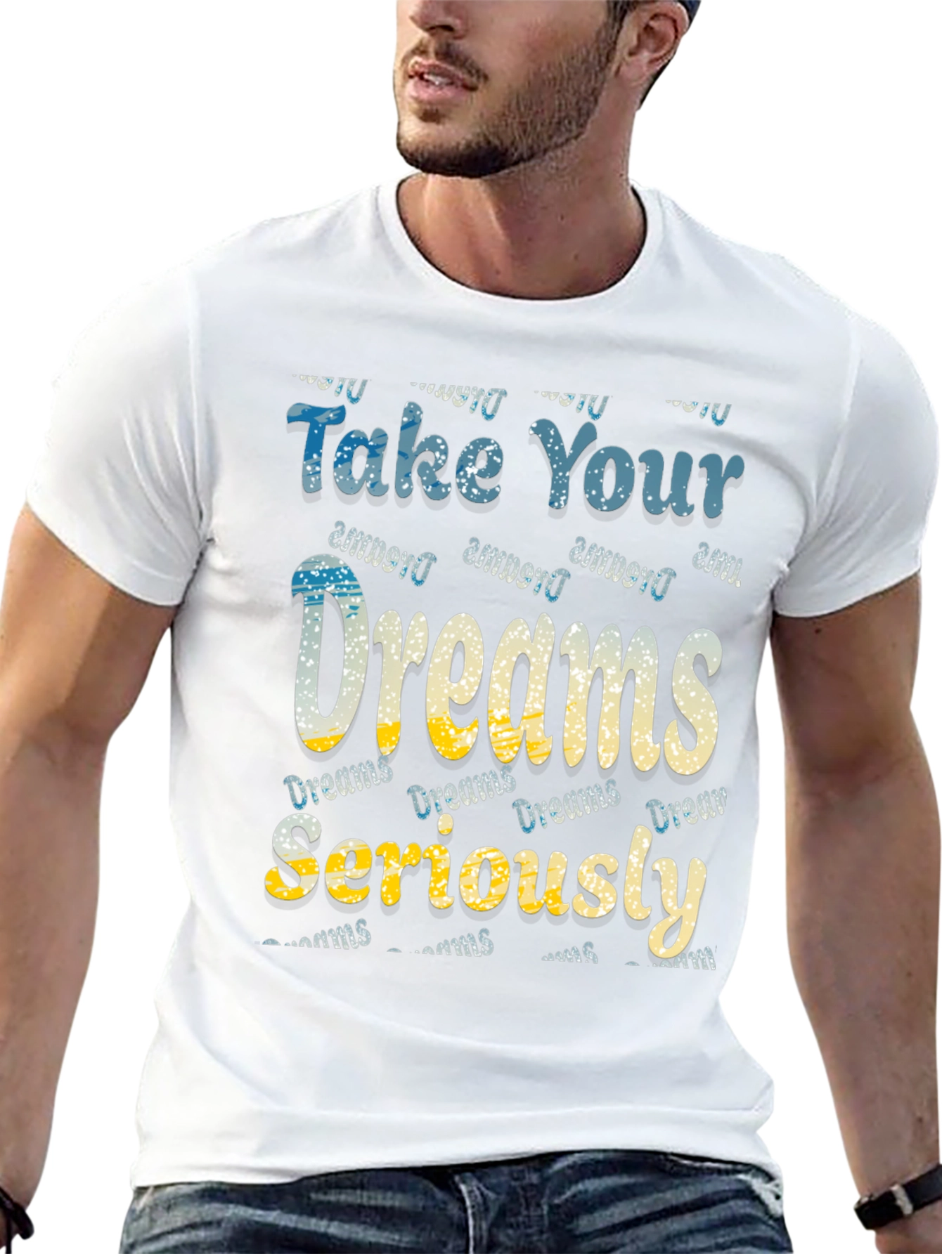 Camiseta Negra Take Your Dreams Seriously
