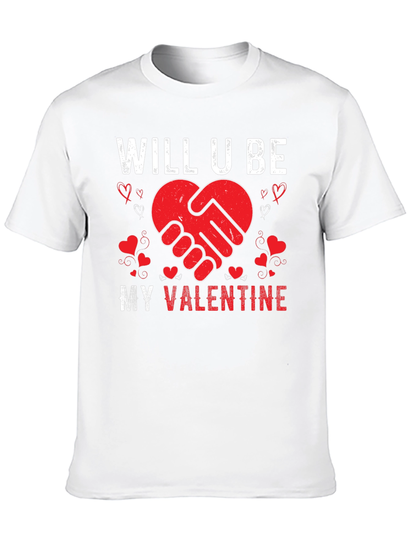 Camiseta Negra San Valentín ¿Serás mi Valentín?
