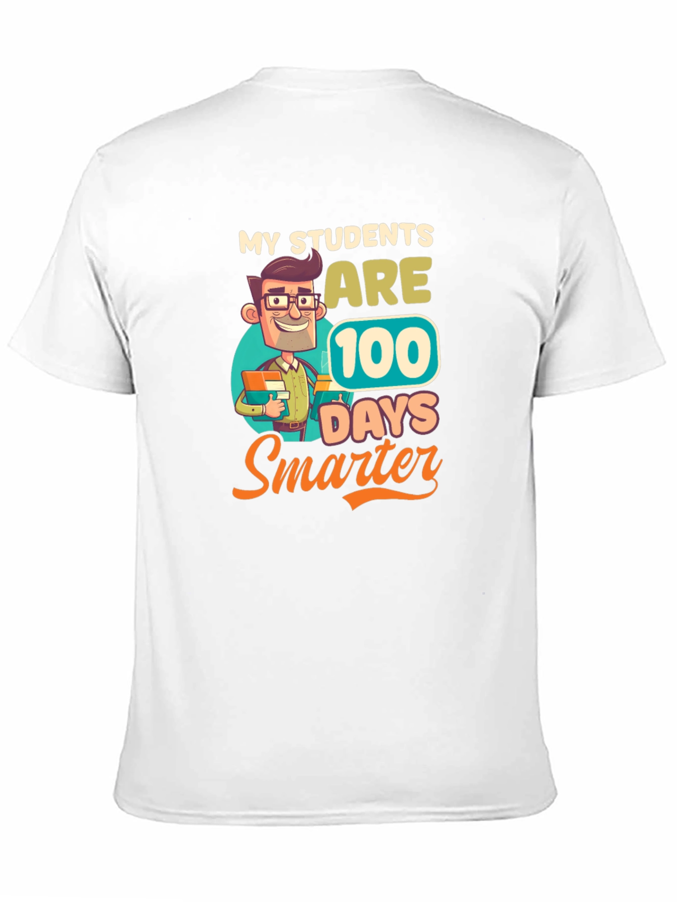 Camiseta Negra Divertida Mis Estudiantes 100 Días Más Inteligentes