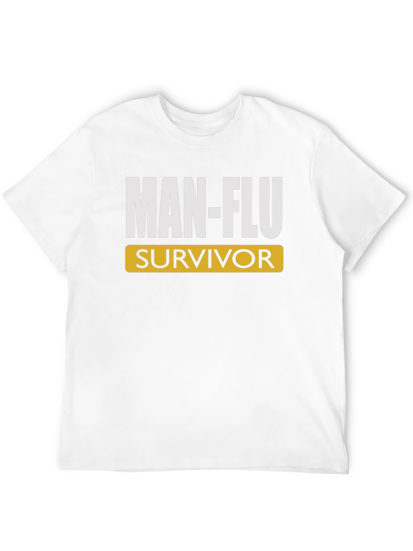 Camiseta Hombre: MAN-FLU Survivor