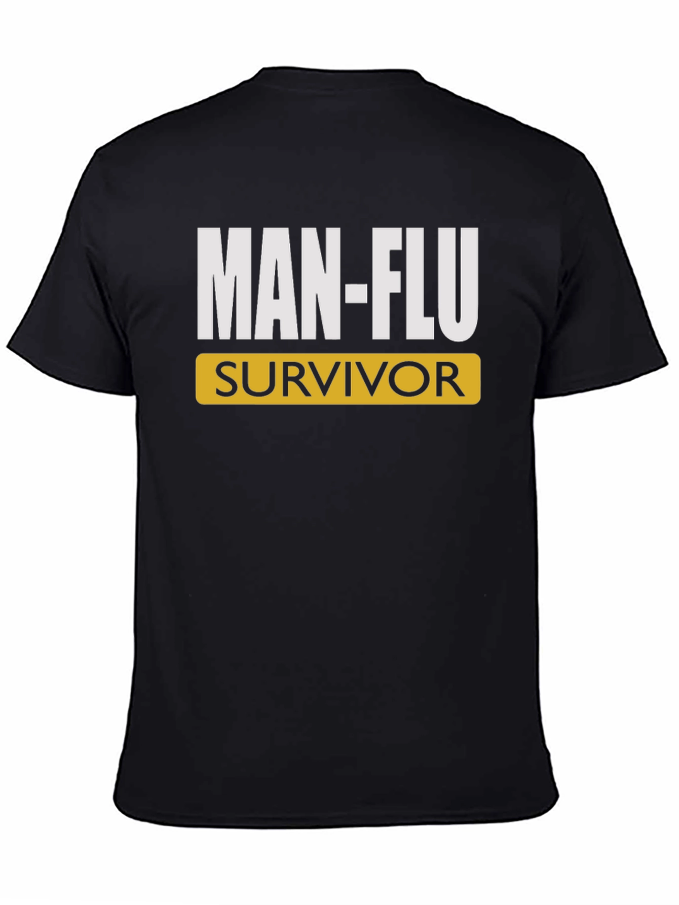 Camiseta Hombre: MAN-FLU Survivor