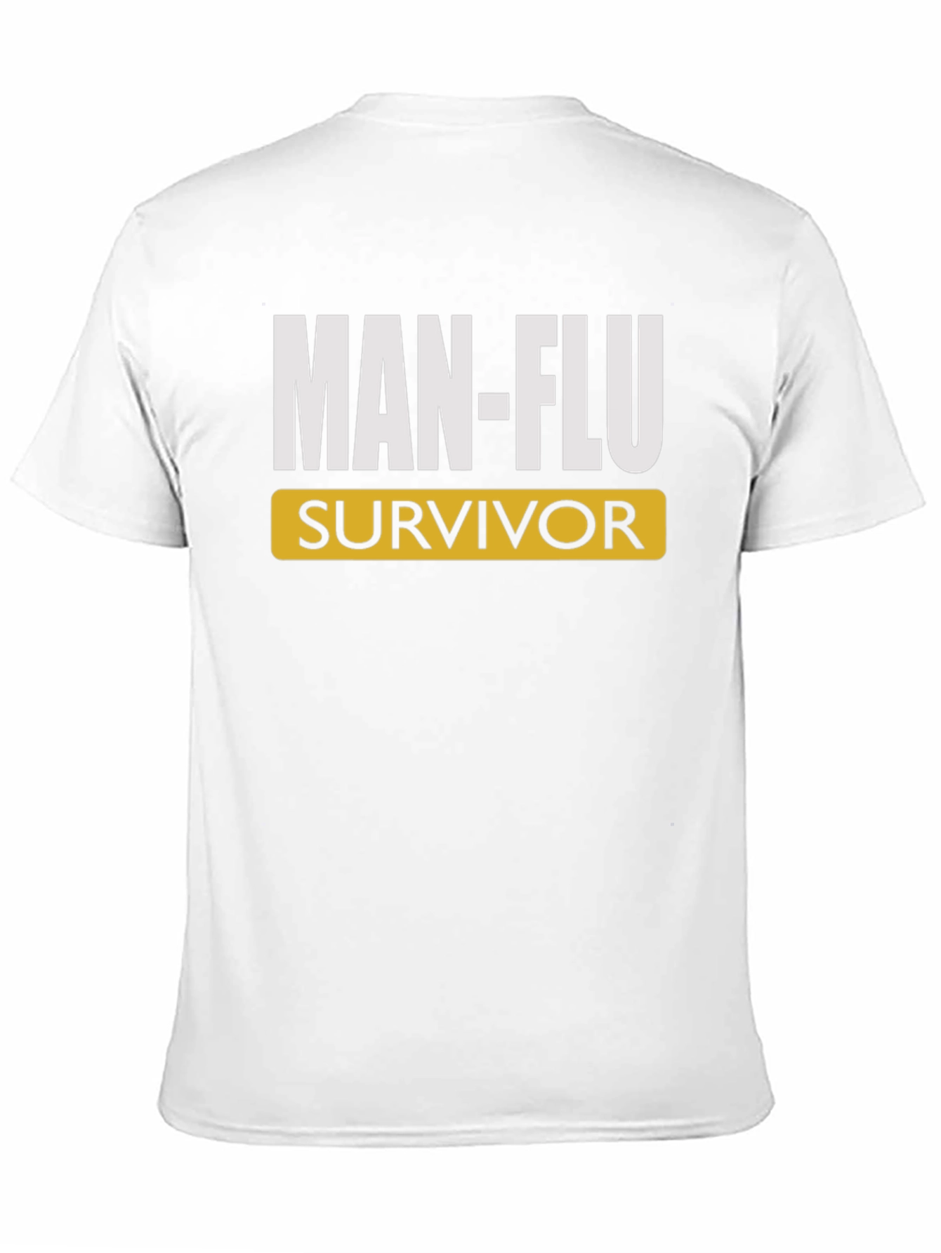 Camiseta Hombre: MAN-FLU Survivor