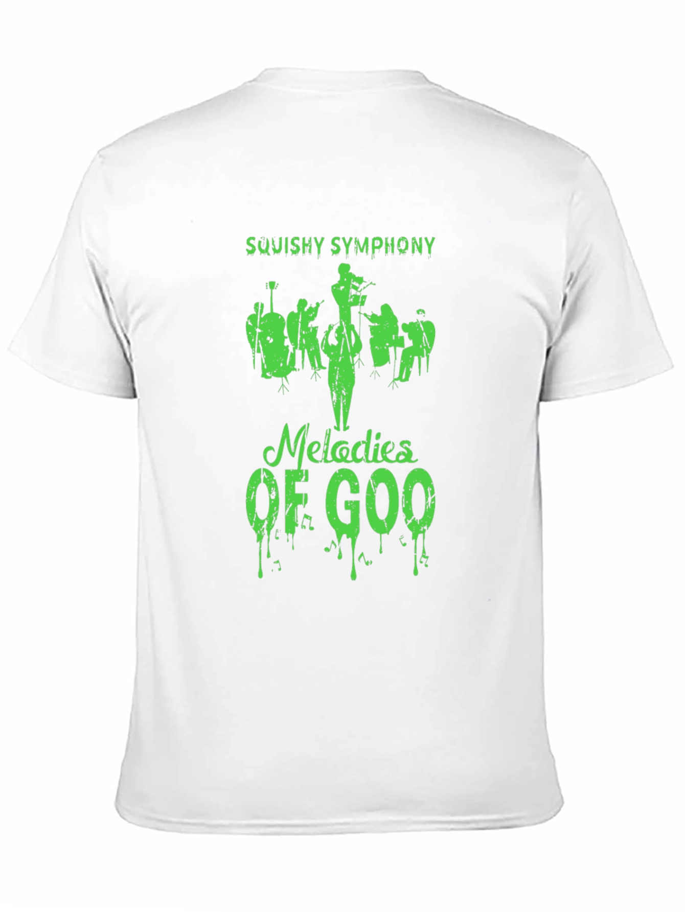 Camiseta Negra Squishy Symphony Melodías de Goo
