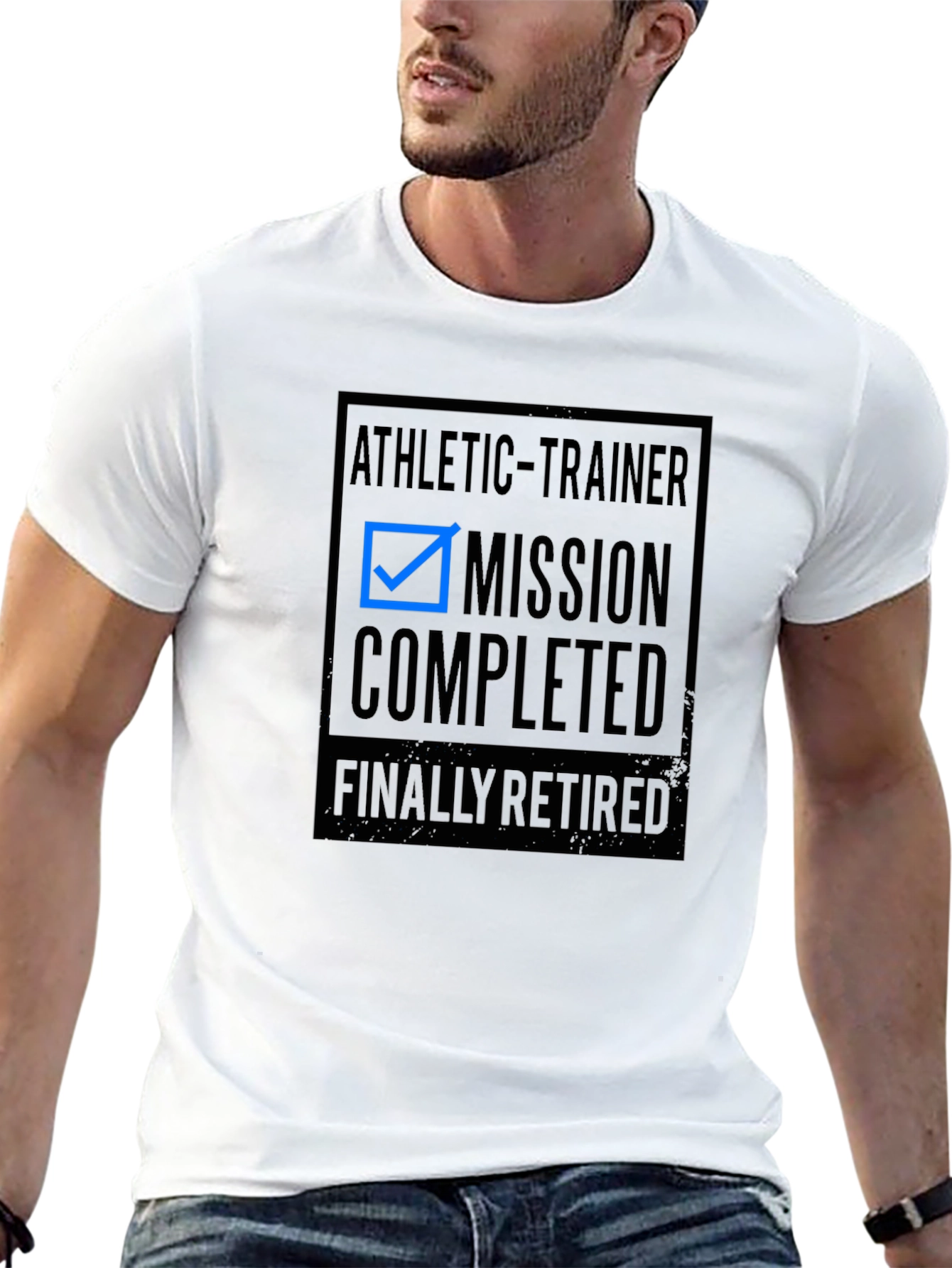 Camiseta Negra: Entrenador Atlético - Misión Cumplida
