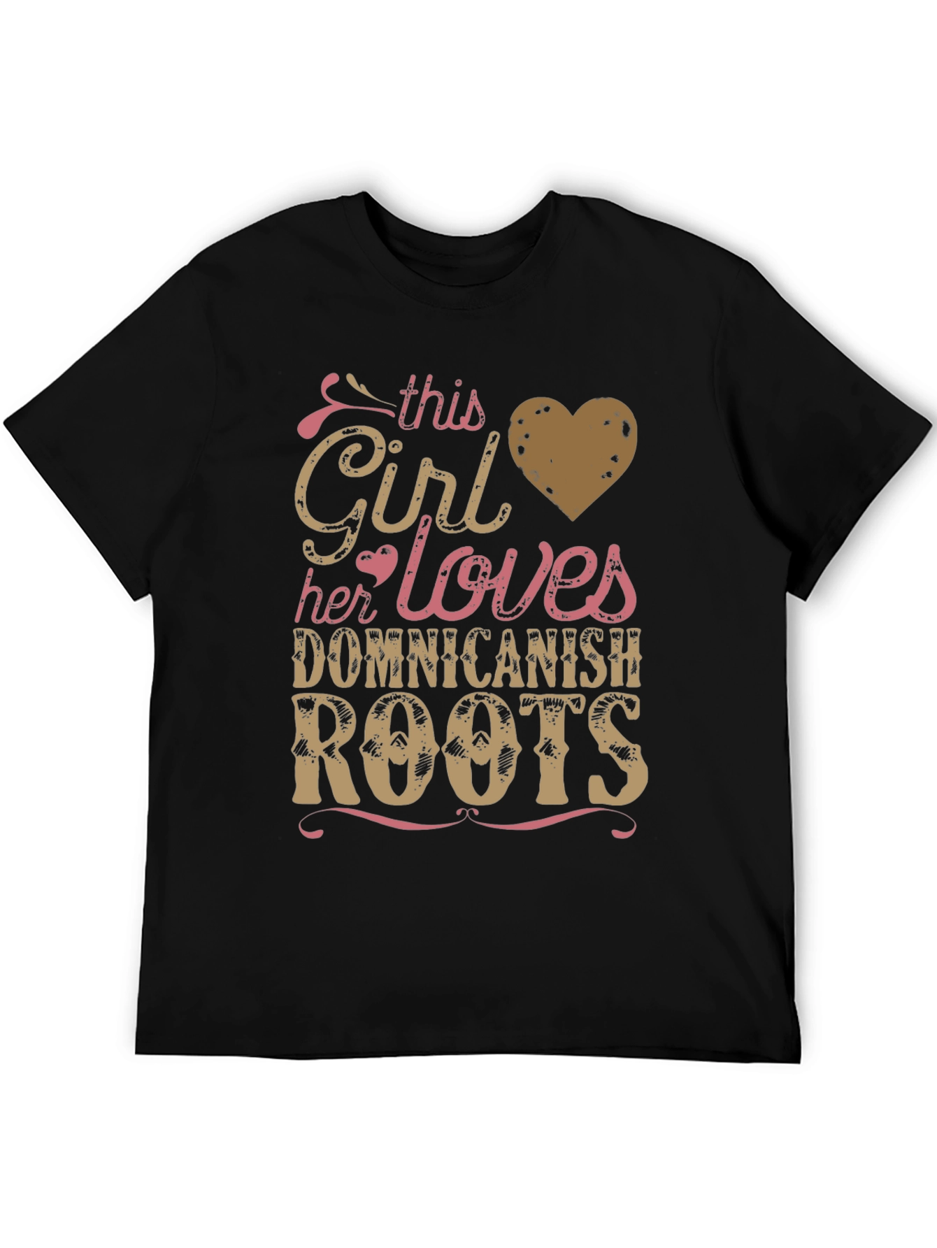 Camiseta Dominicana: Chica Ama Sus Raíces