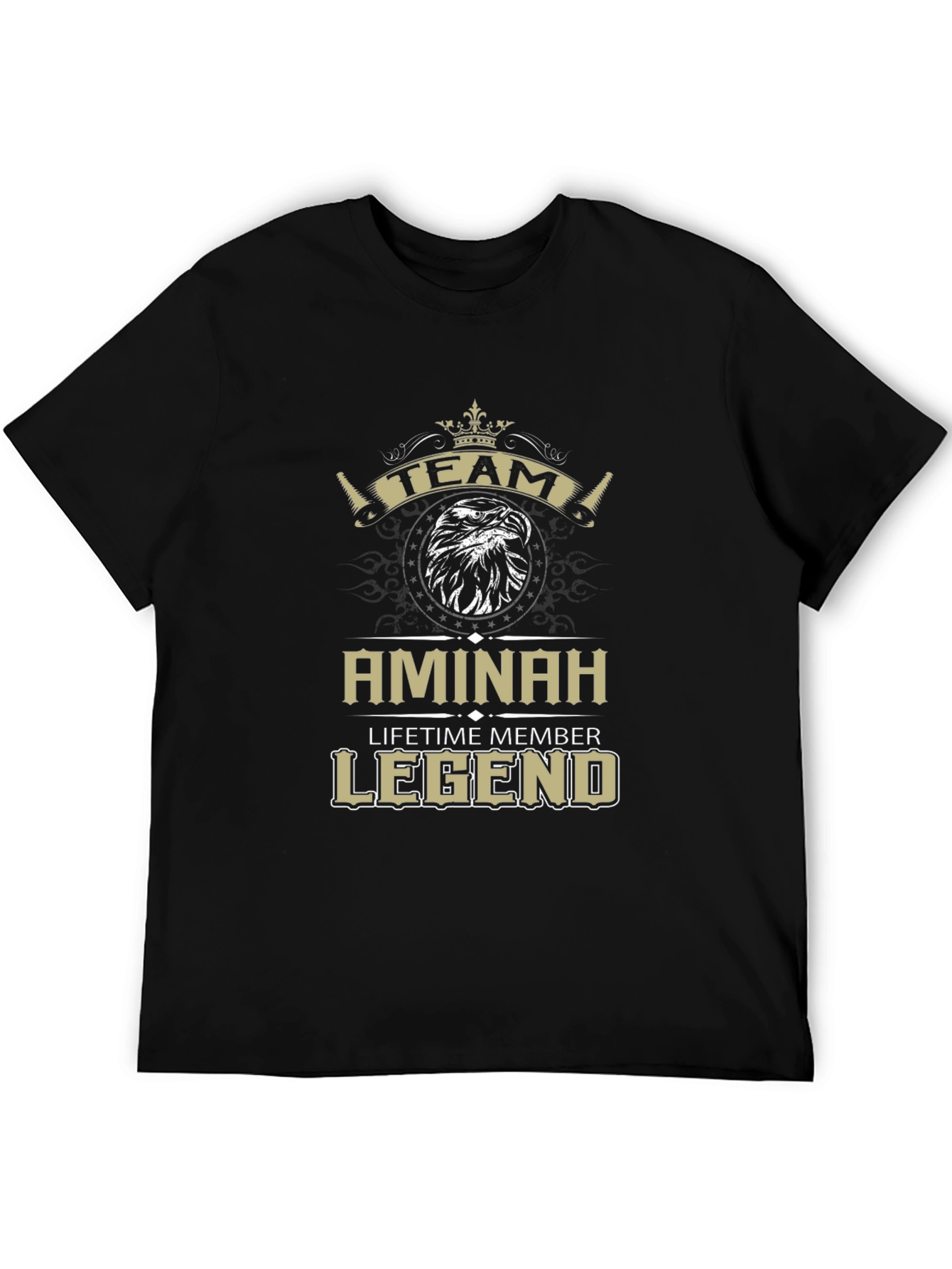 Camiseta Negra Team Aminah Legend