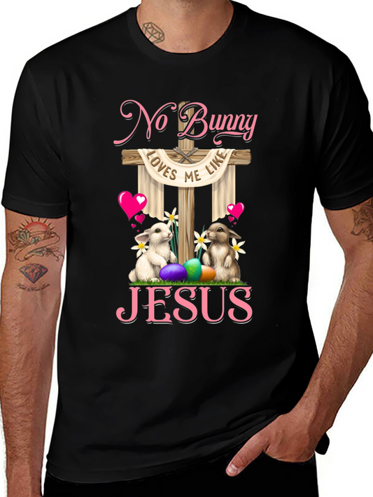 Camiseta No Bunny Loves Me Like Jesus
