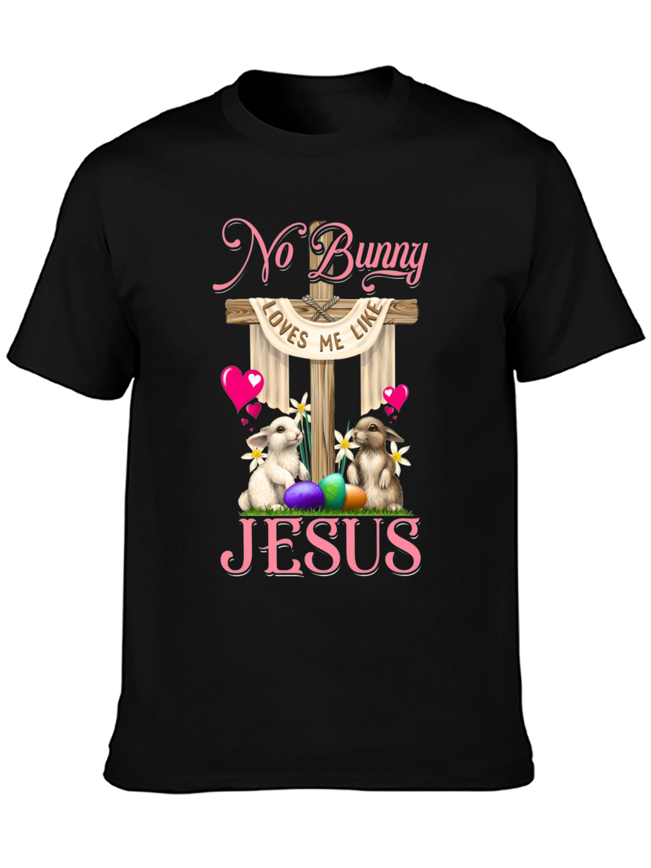 Camiseta No Bunny Loves Me Like Jesus