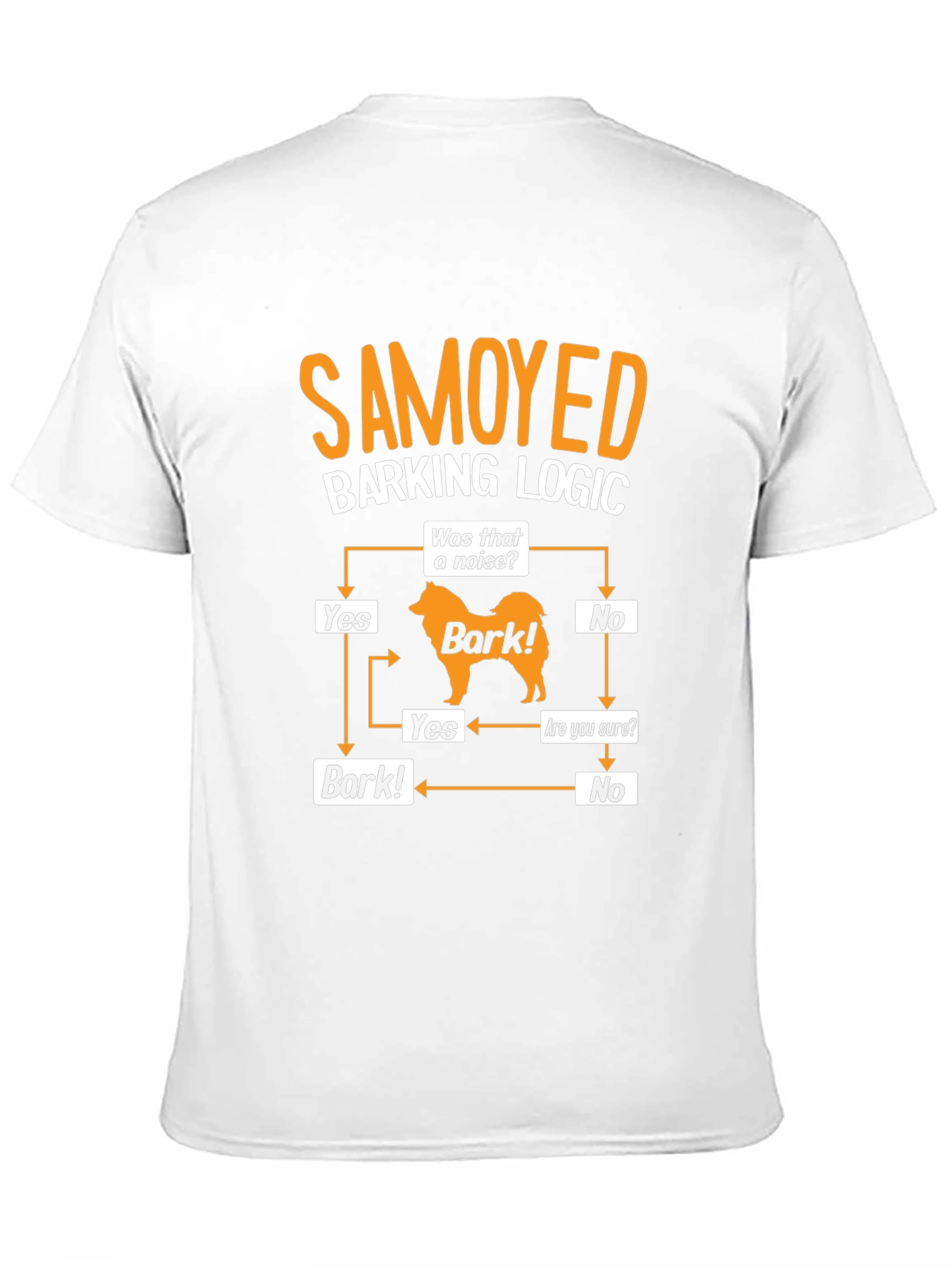 Camiseta Lógica de Ladridos Samoyedo