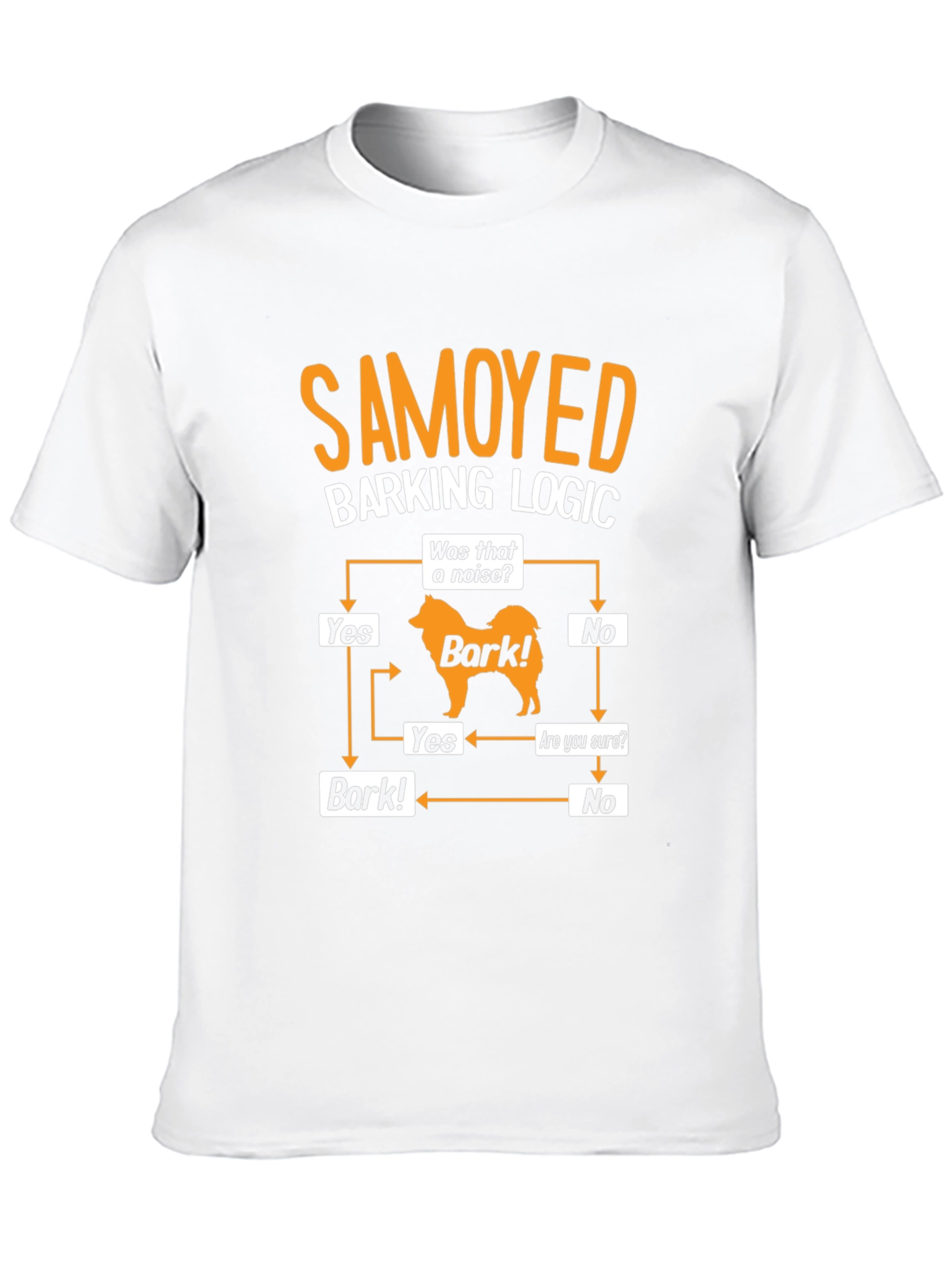Camiseta Lógica de Ladridos Samoyedo