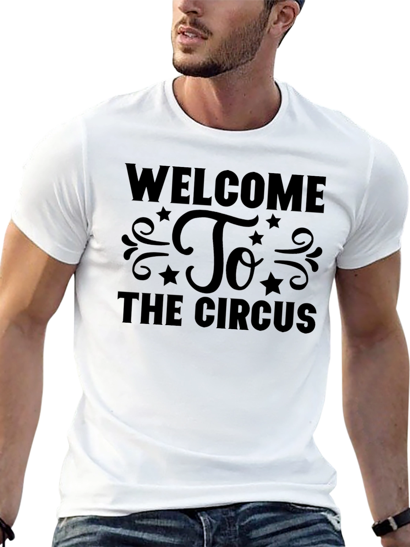 Camiseta Negra Welcome to the Circus