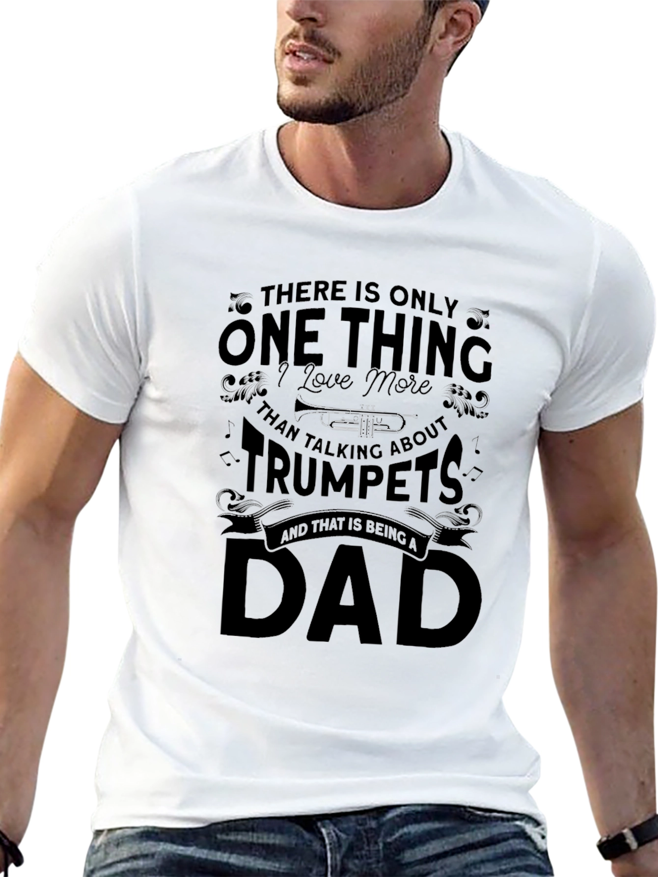 Camiseta Negra Dad & Trumpets