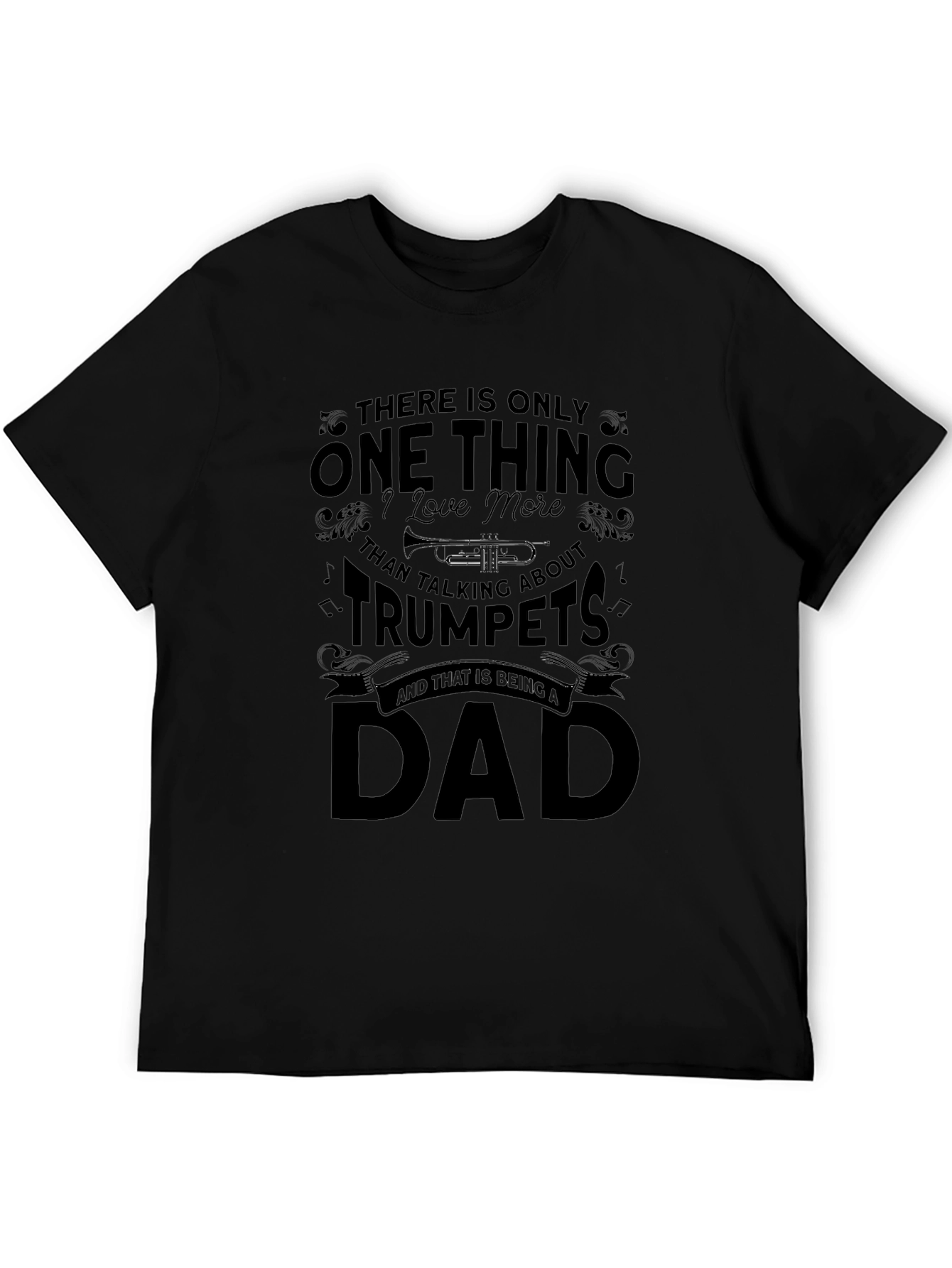 Camiseta Negra Dad & Trumpets