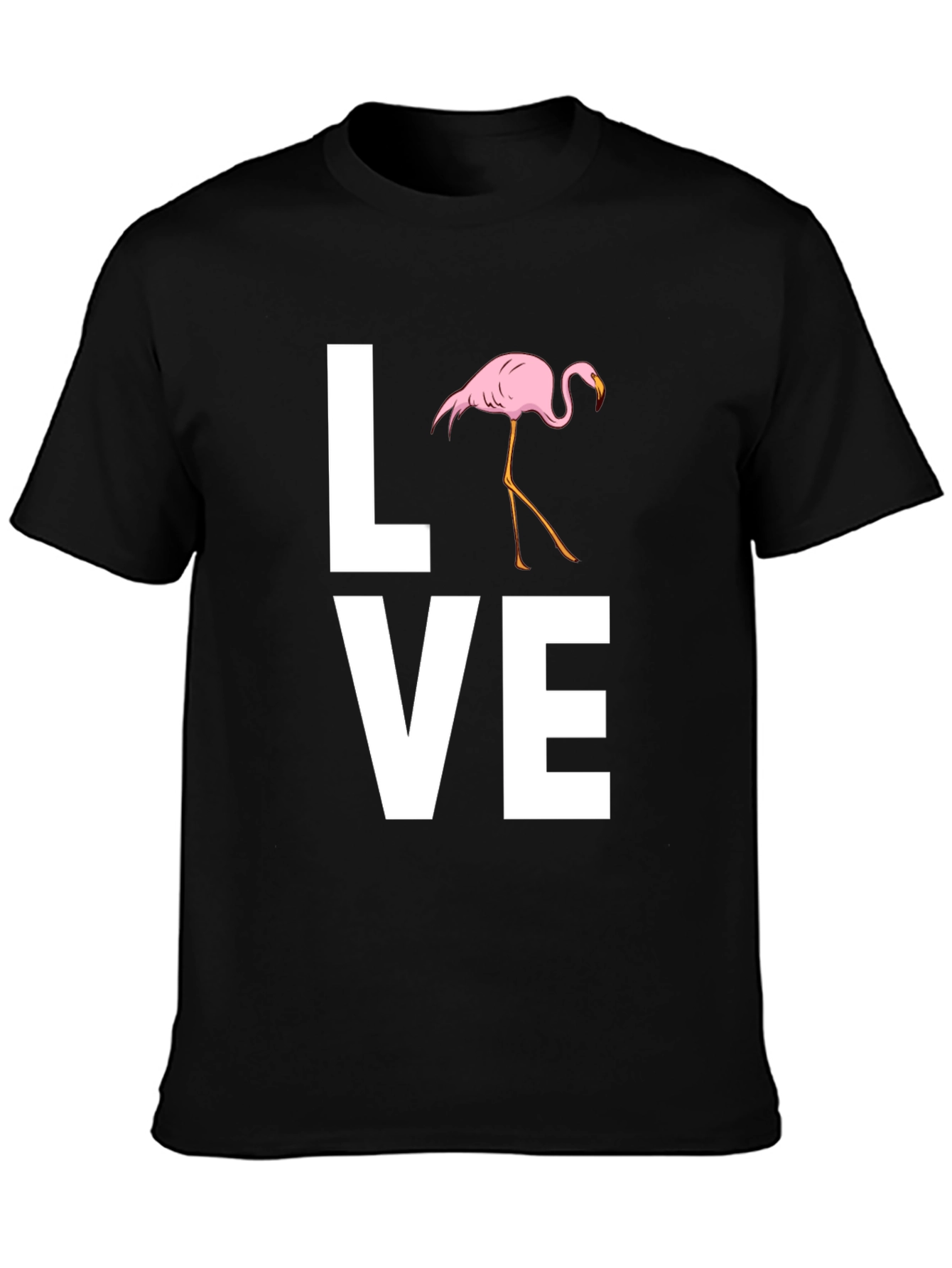 Camiseta Negra LOVE Flamenco para Hombre