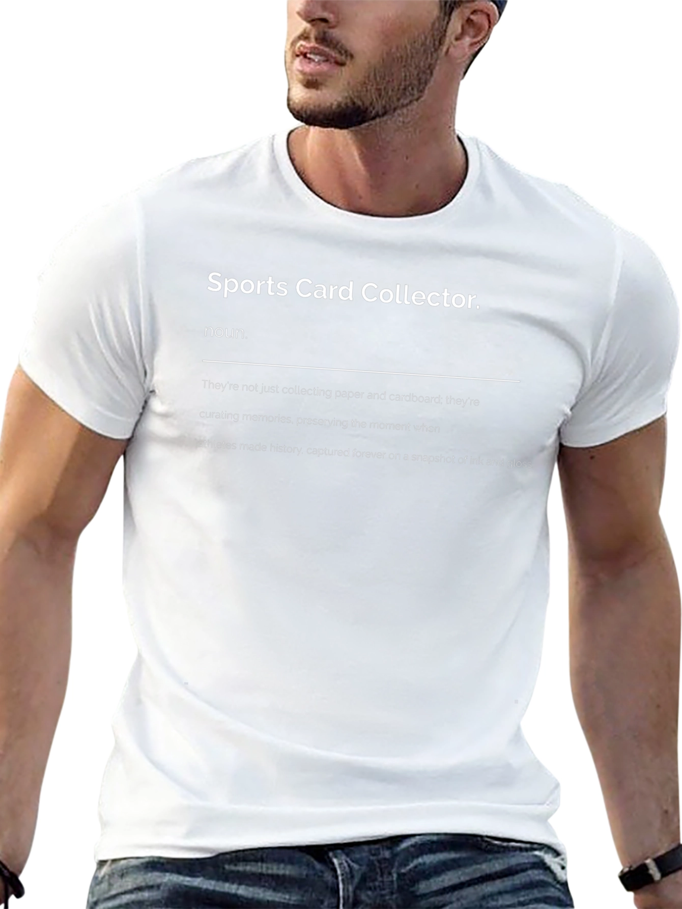 Camiseta Negra: Definición de Coleccionista de Cromos