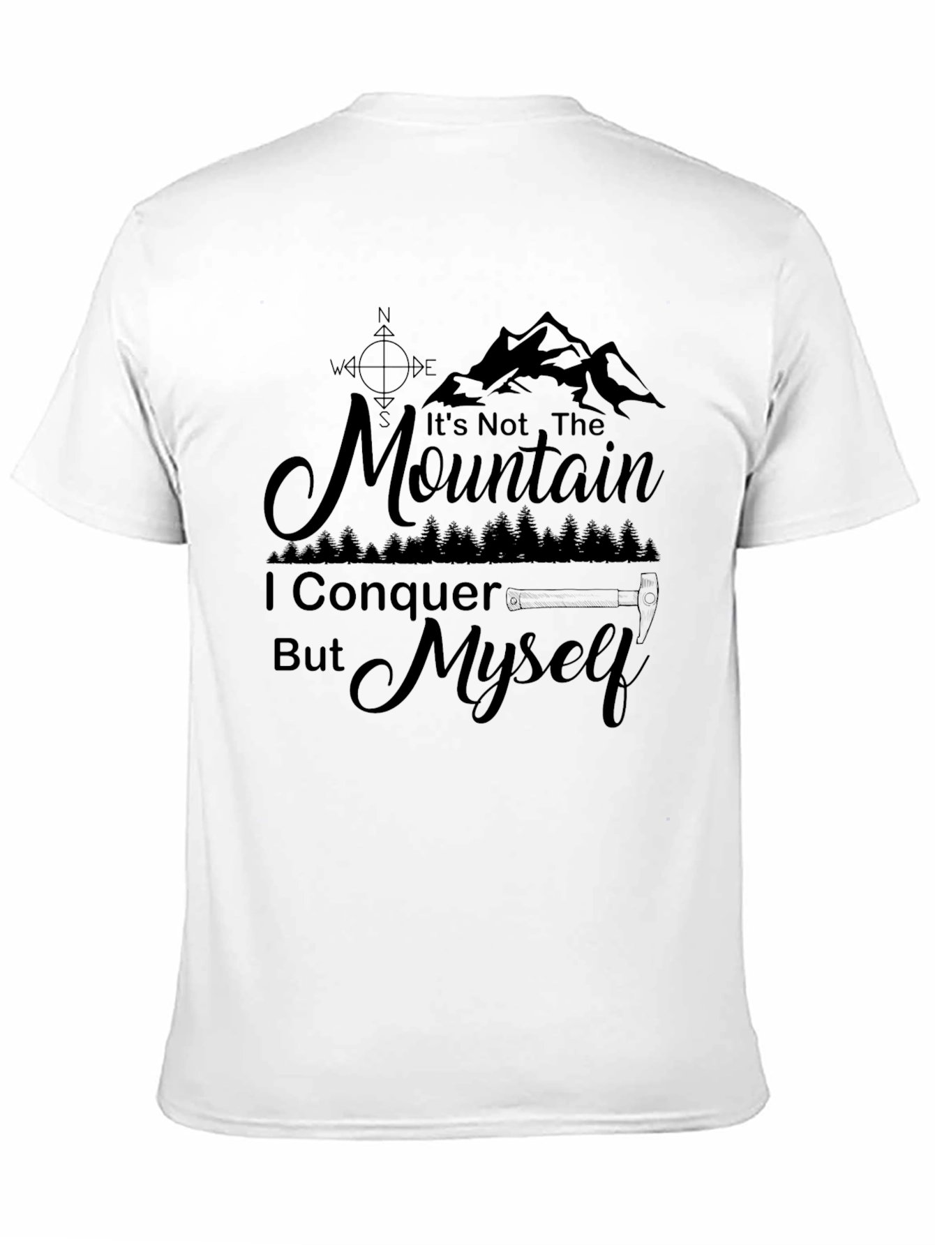 Camiseta Negra La Montaña Soy Yo