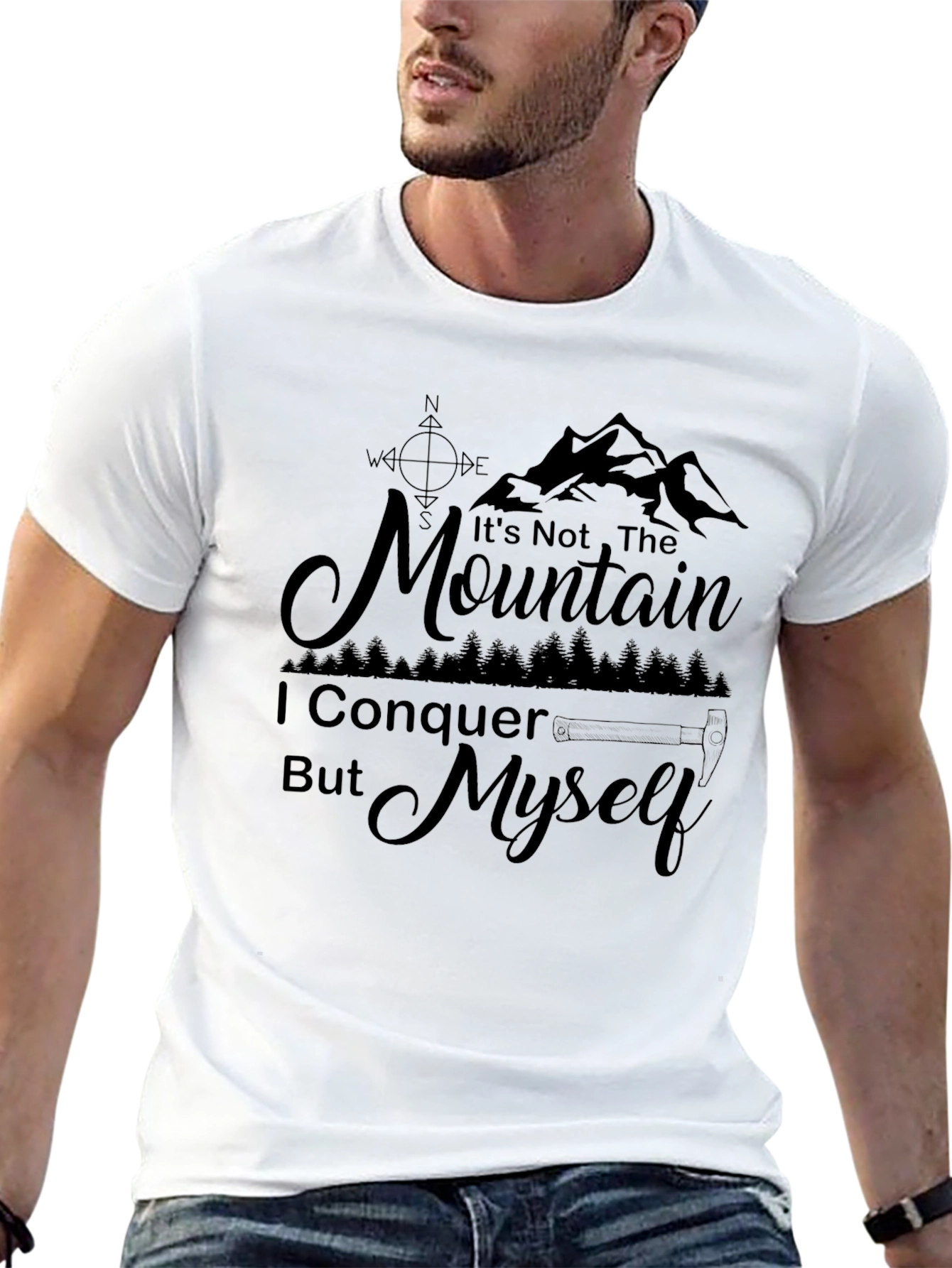Camiseta Negra La Montaña Soy Yo
