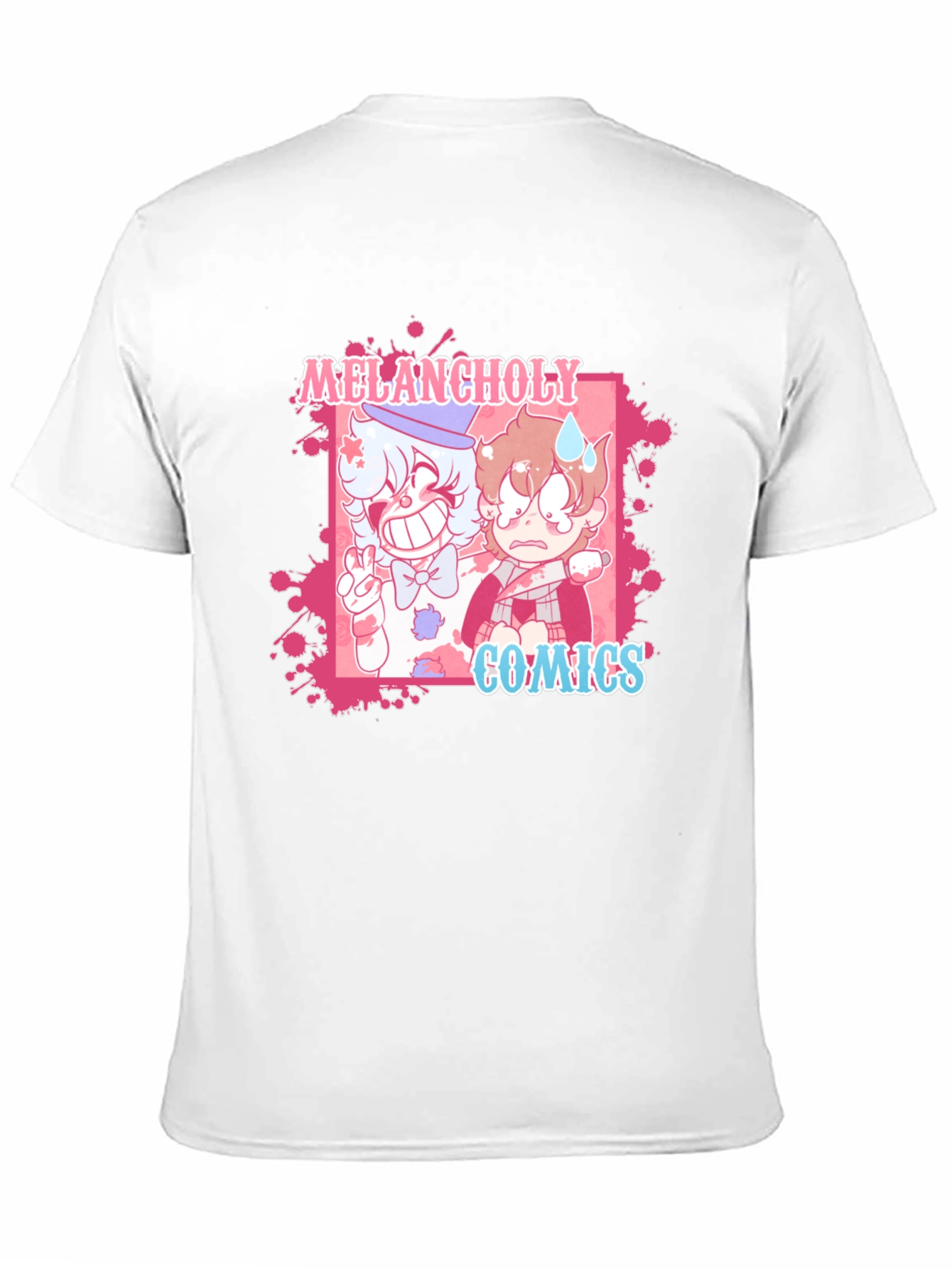 Camiseta Negra Melancholy Comics