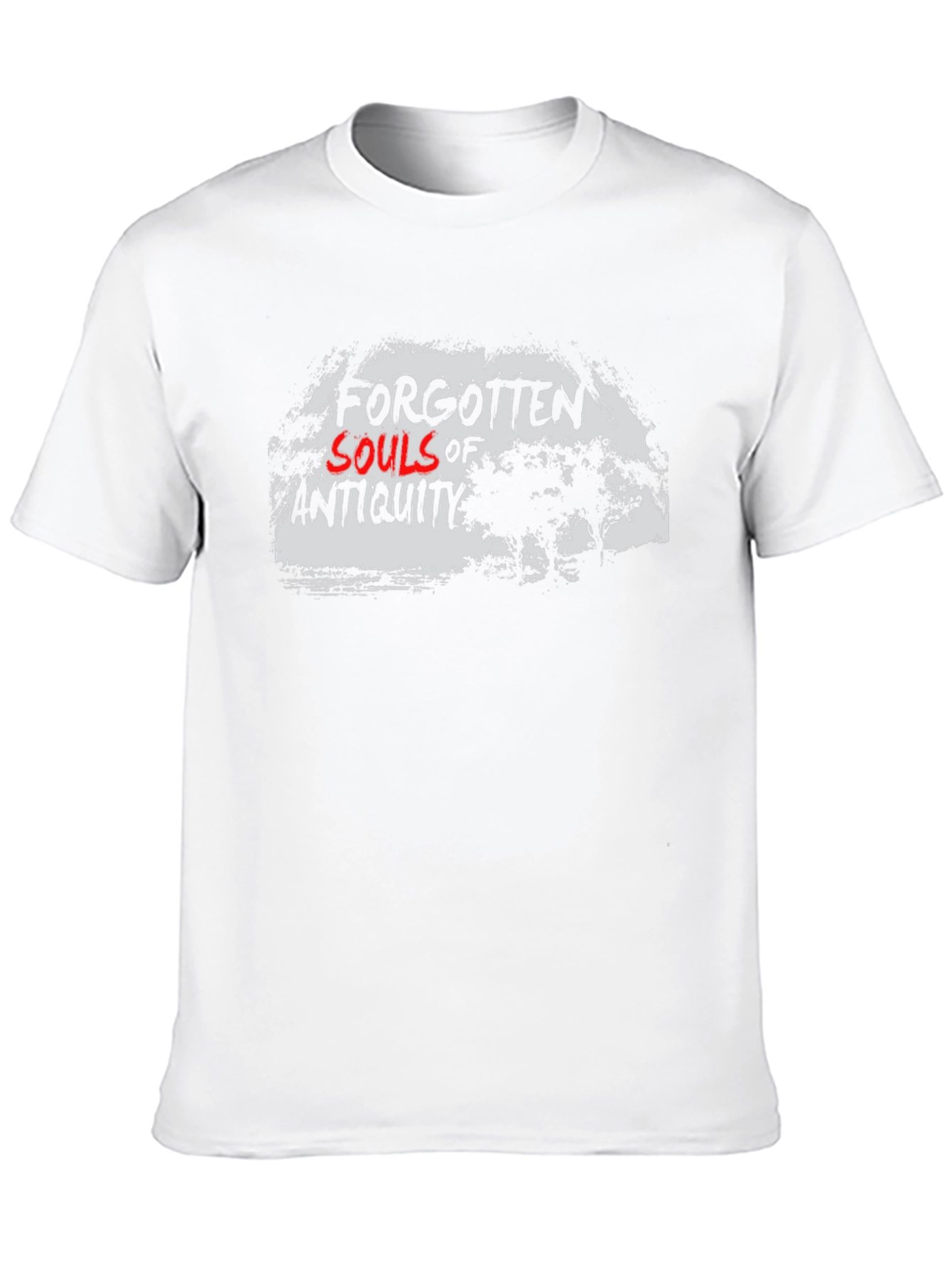 Camiseta Negra con Diseño Almas Olvidadas de la Antigüedad