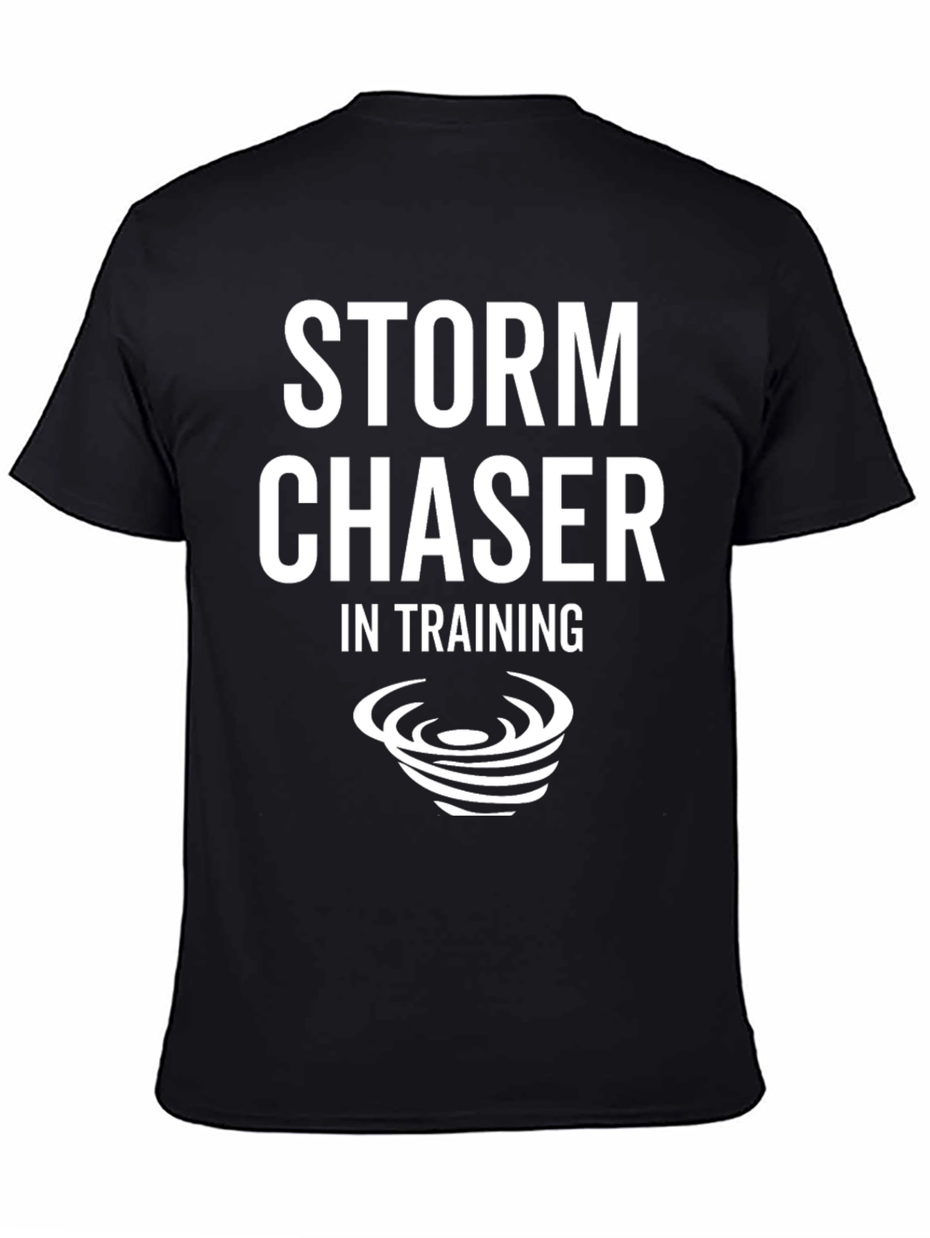Camiseta Negra Storm Chaser in Training