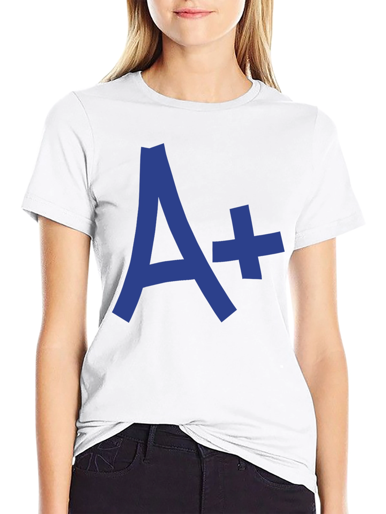 Camiseta Negra A+ - Estilo Casual y Confortable
