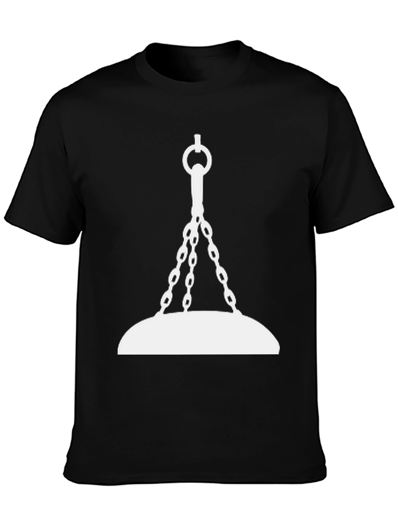 Camiseta Negra con Diseño de Bola Demoledora