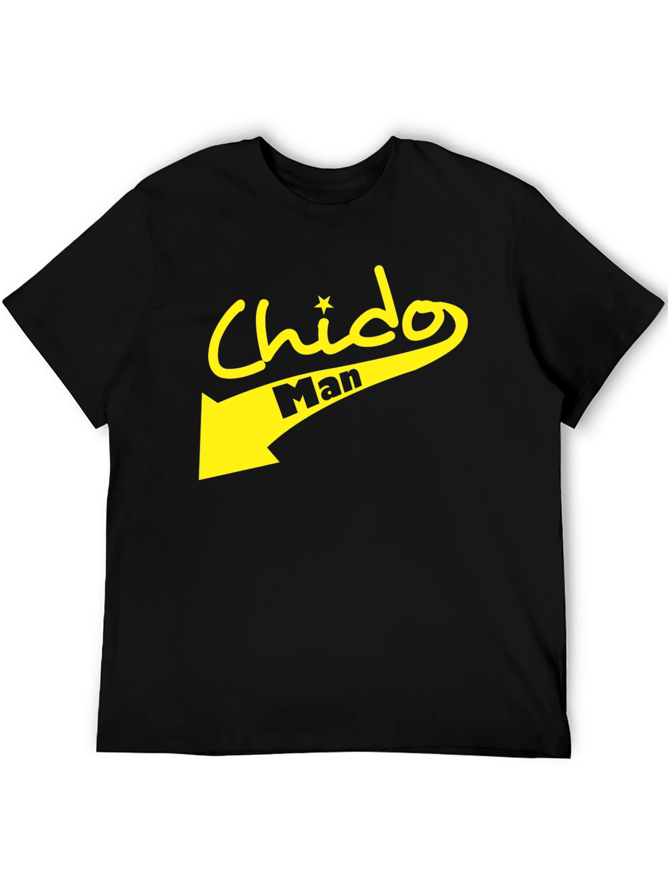 Camiseta Negra Chido Man - Estilo Casual y Atrevido