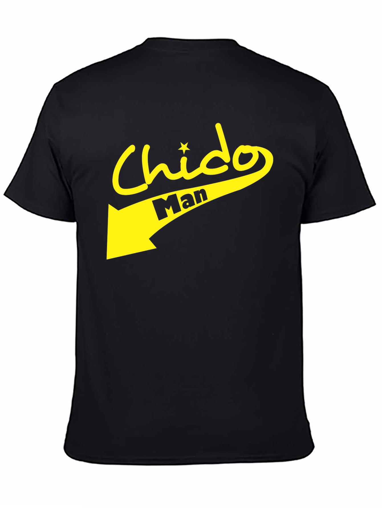 Camiseta Negra Chido Man - Estilo Casual y Atrevido