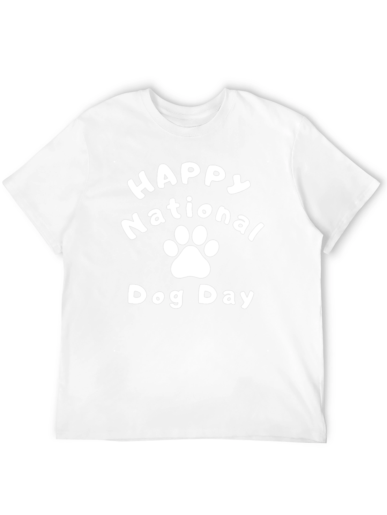 Camiseta Negra de Día Nacional del Perro