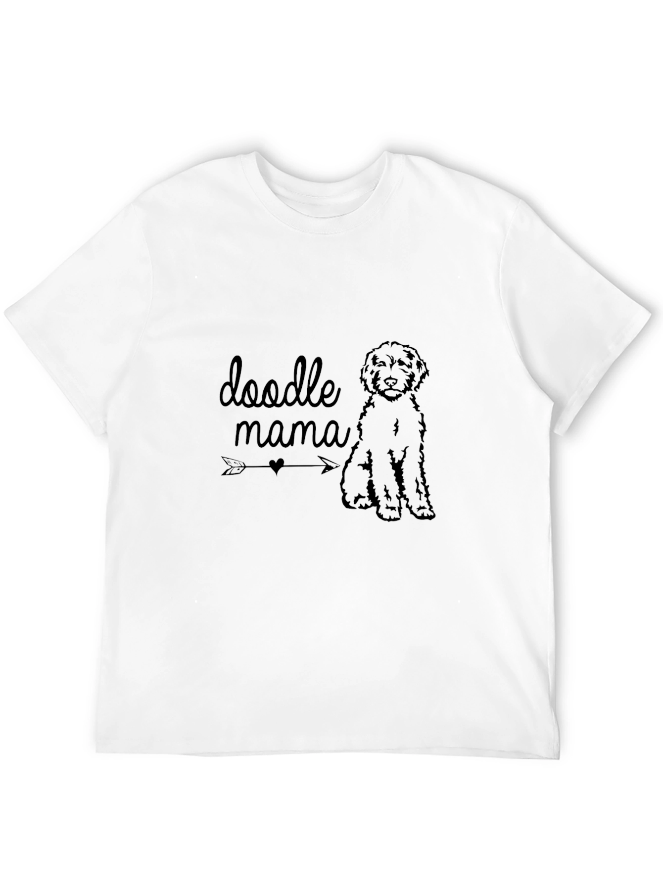 Camiseta Negra Doodle Mama