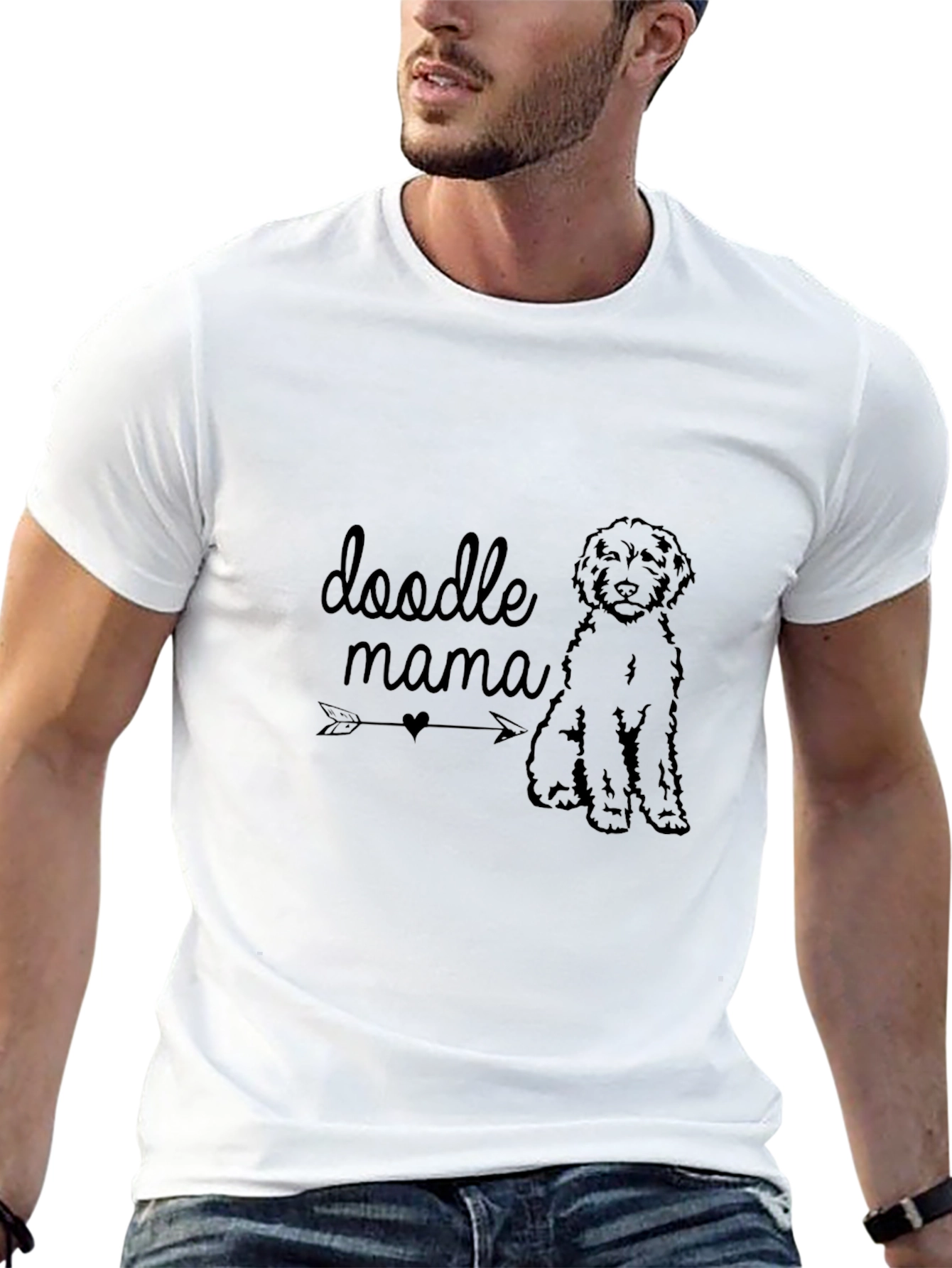 Camiseta Negra Doodle Mama