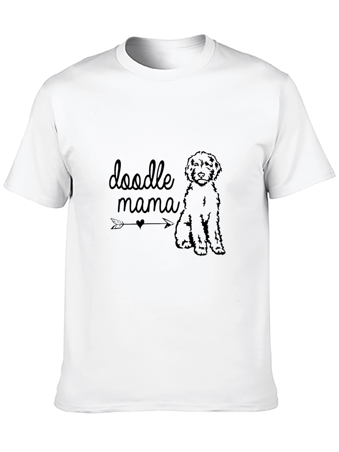 Camiseta Negra Doodle Mama