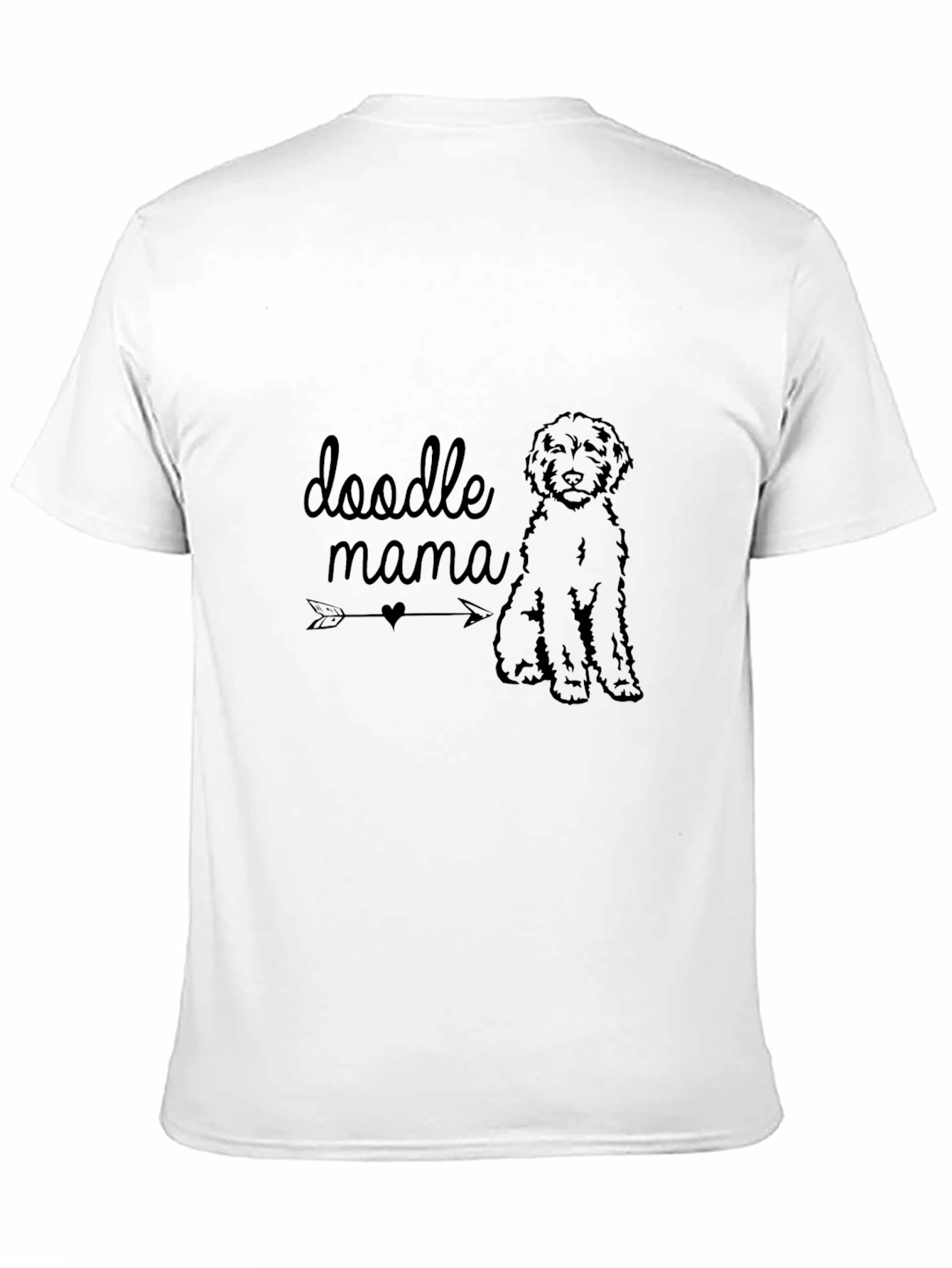 Camiseta Negra Doodle Mama