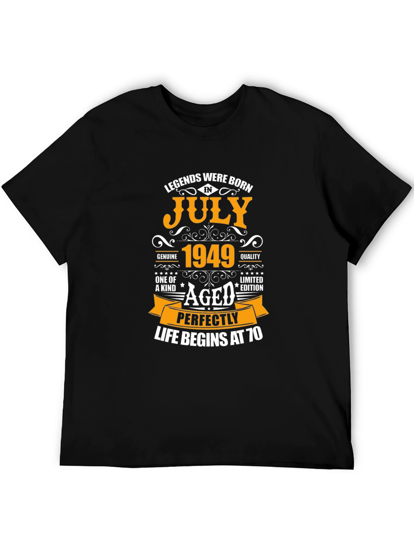 Camiseta Legends Born in July 1949