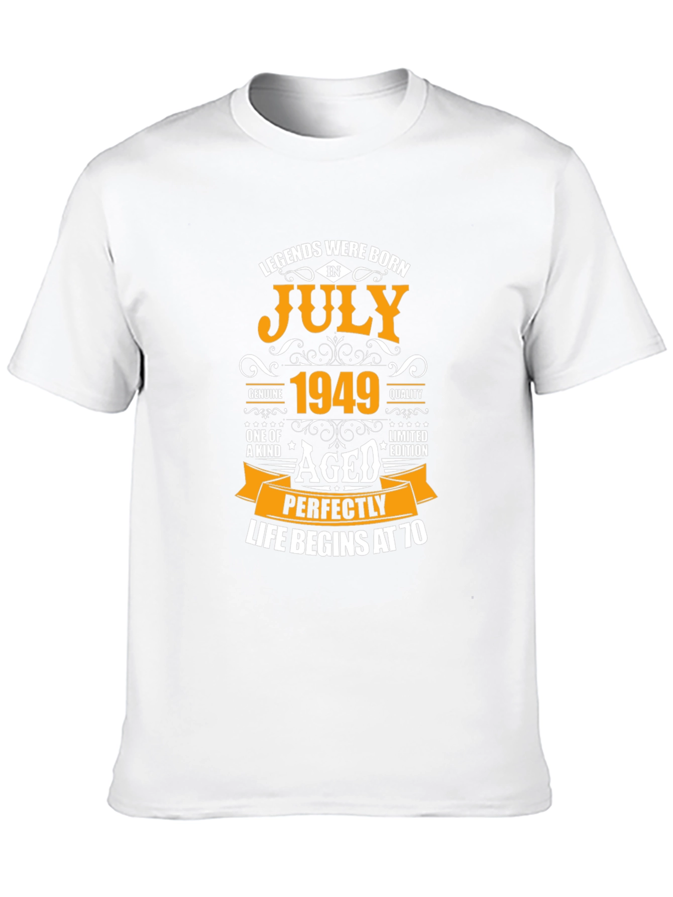 Camiseta Legends Born in July 1949