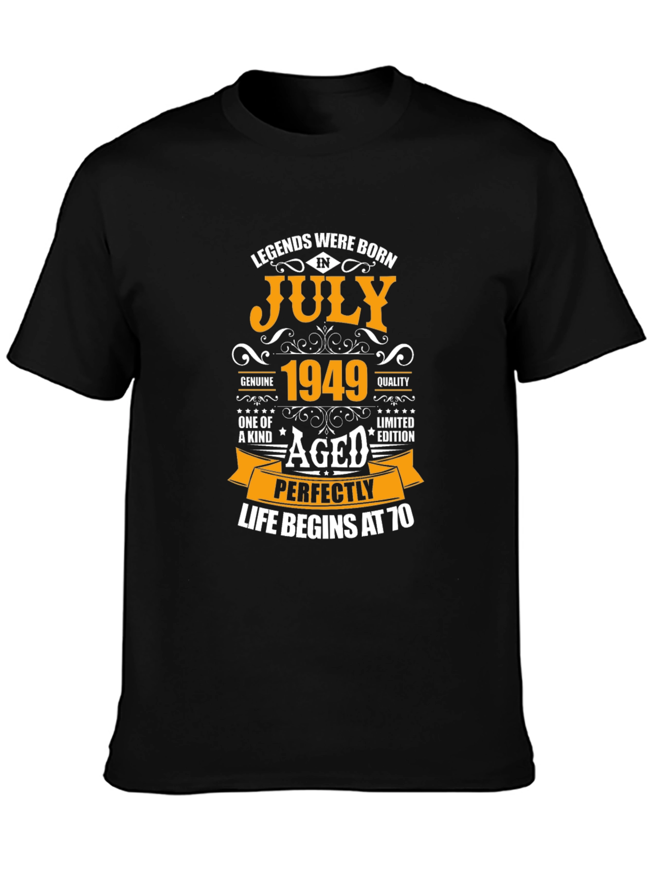 Camiseta Legends Born in July 1949