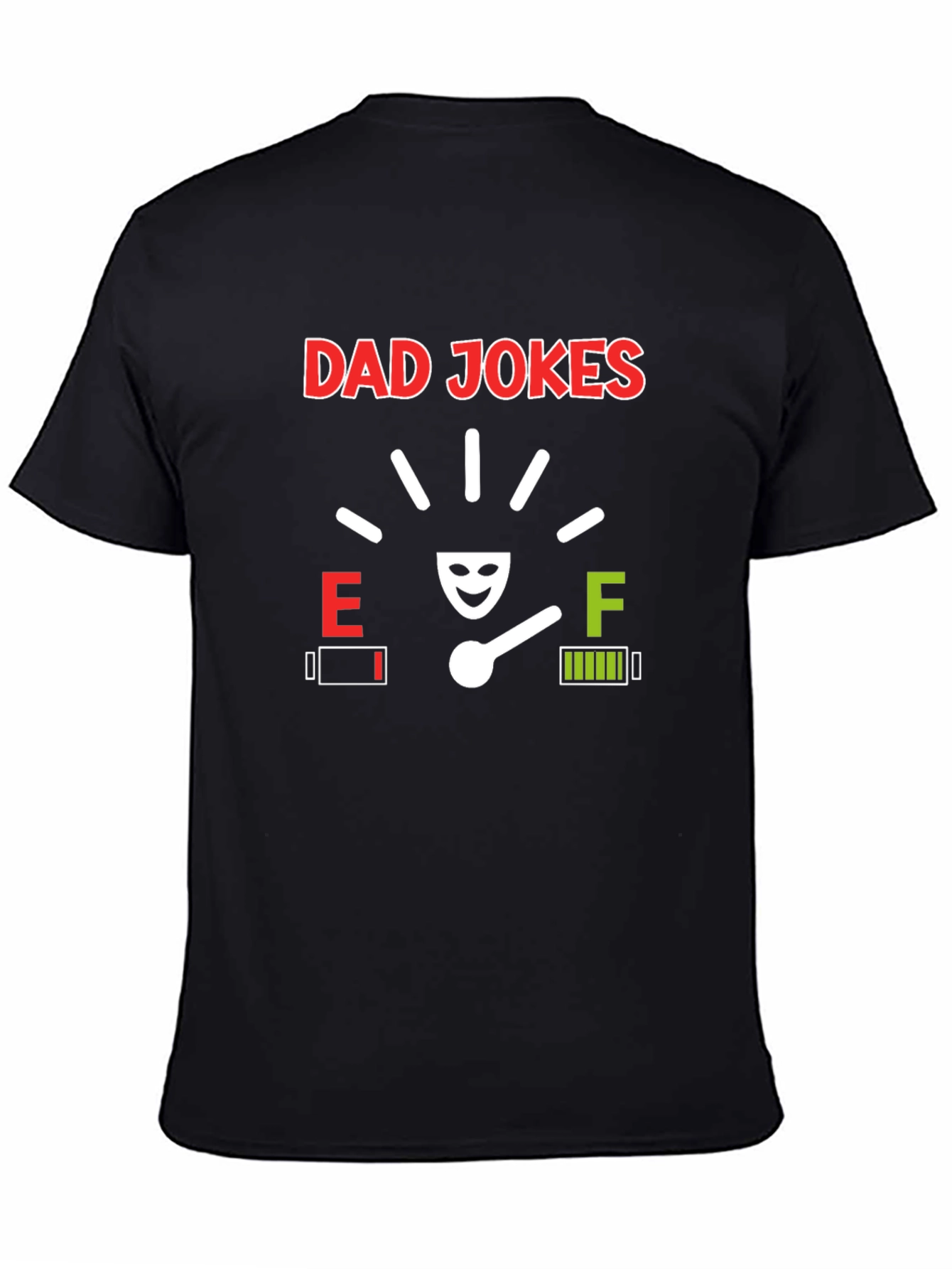 Camiseta Negra Dad Jokes - Humor para Papás