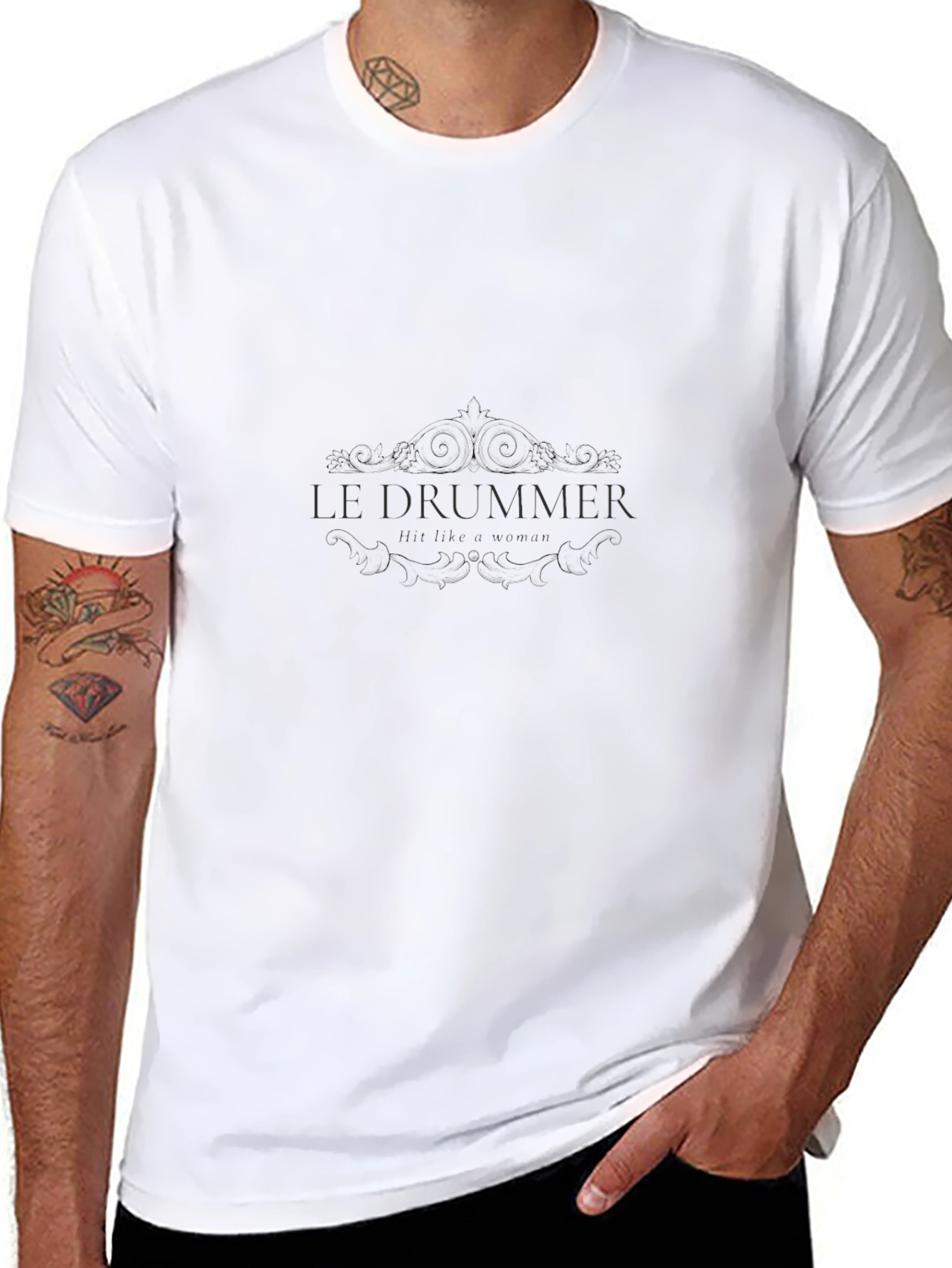 Camiseta Negra Le Drummer