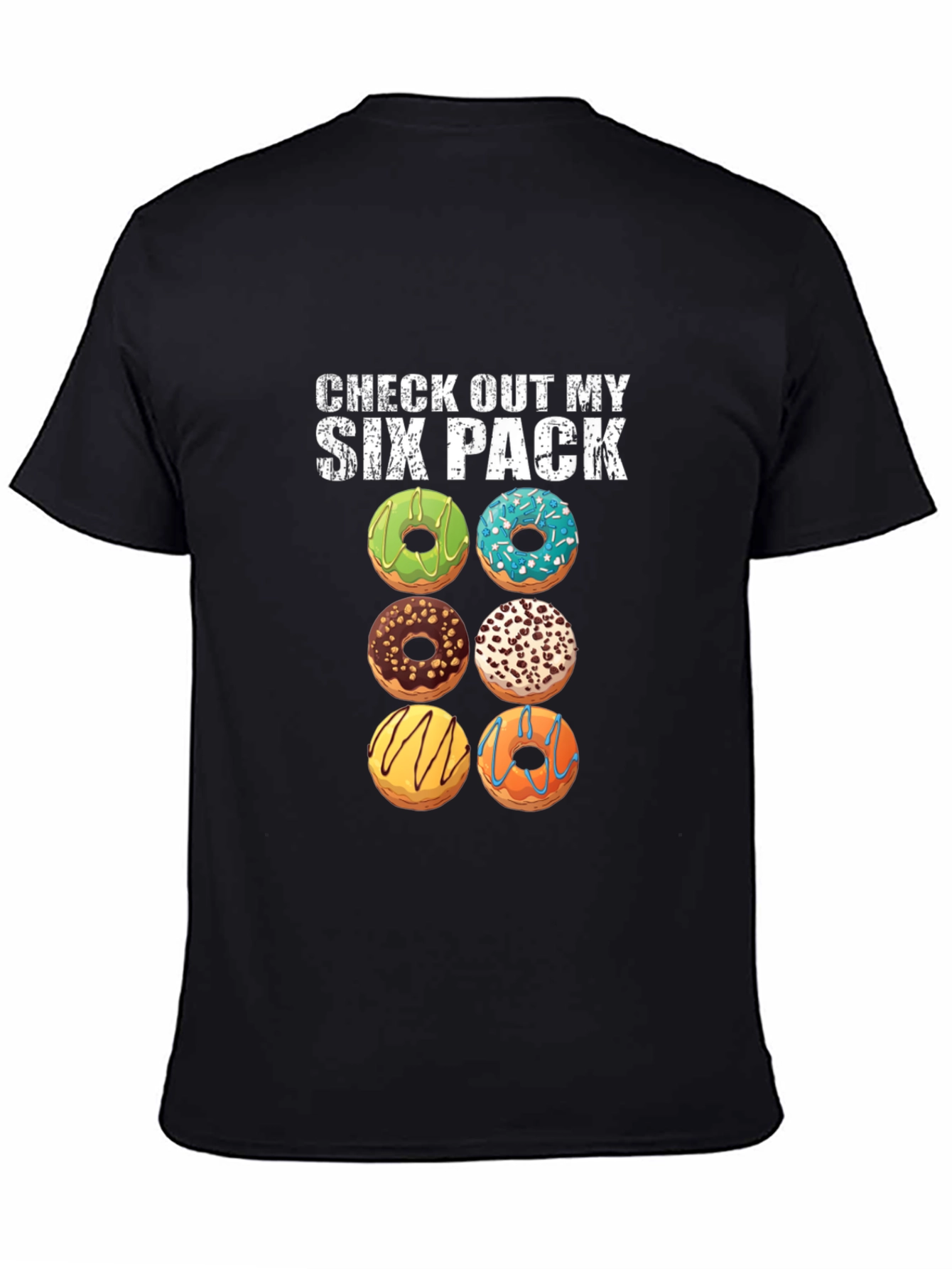 Camiseta Six Pack de Donas para Hombre