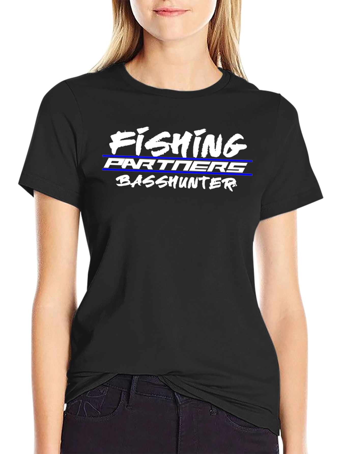 Camiseta Negra Fishing Partners Basshunter