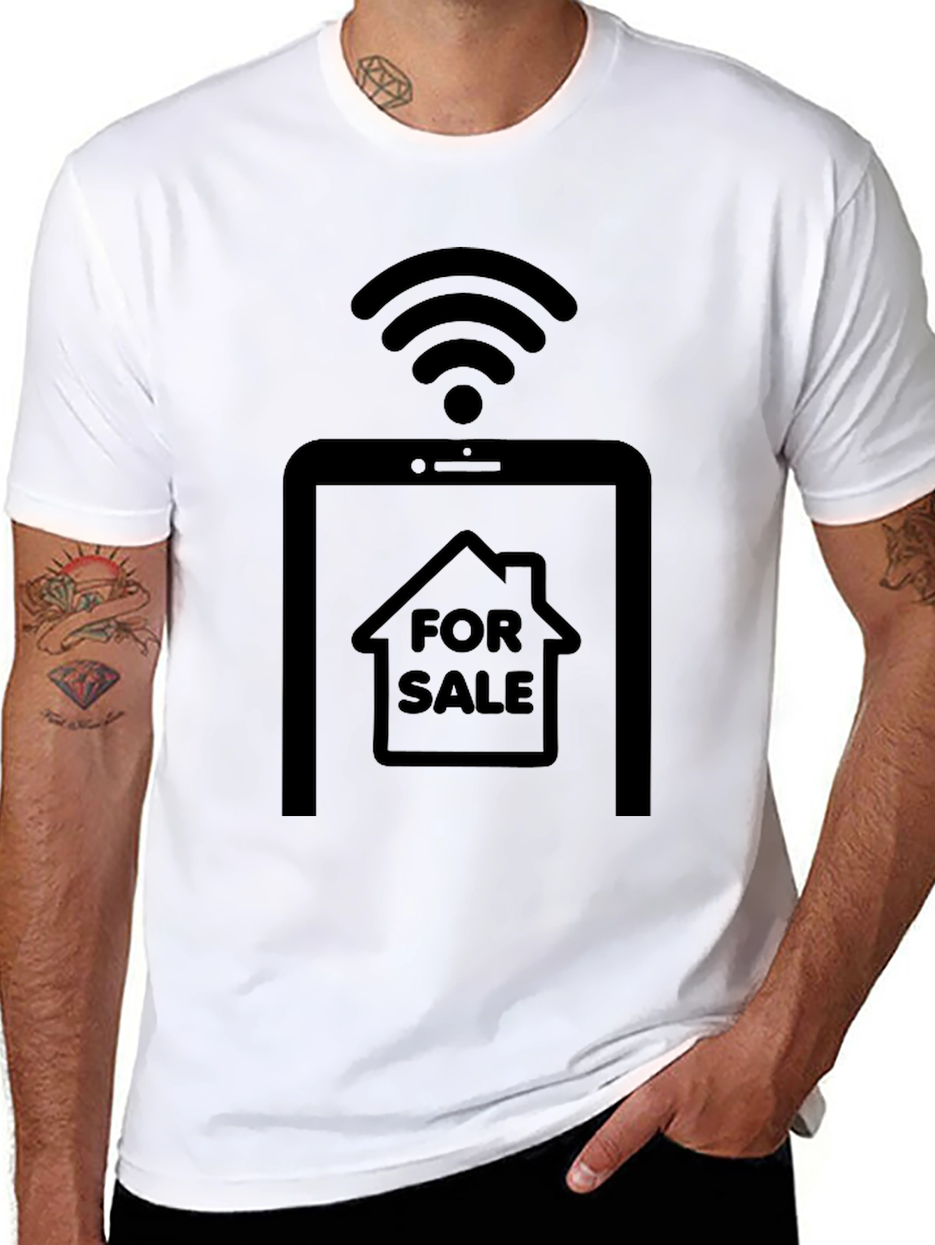 Camiseta Negra Inteligente Se Vende