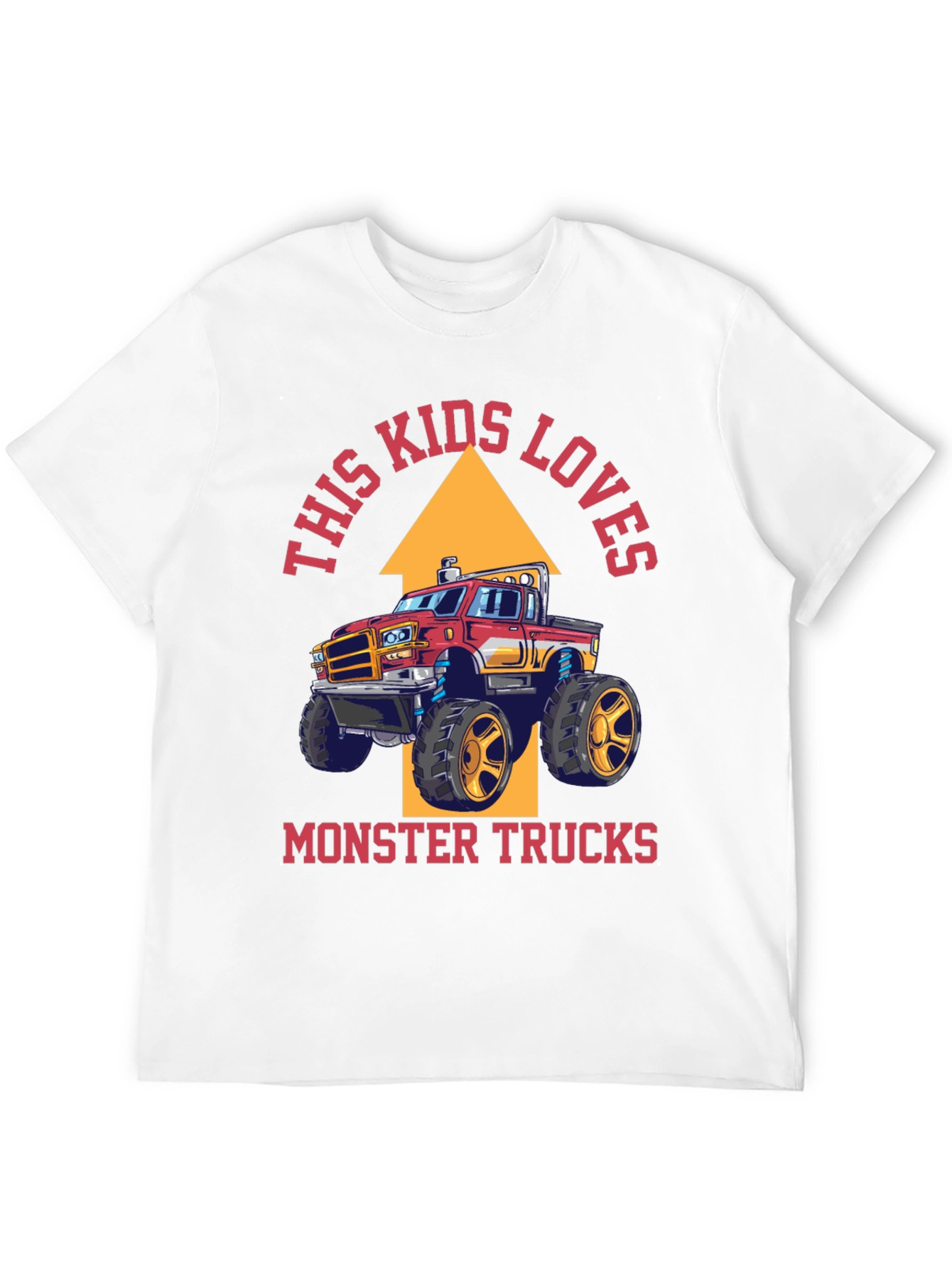 Camiseta This Kids Loves Monster Trucks