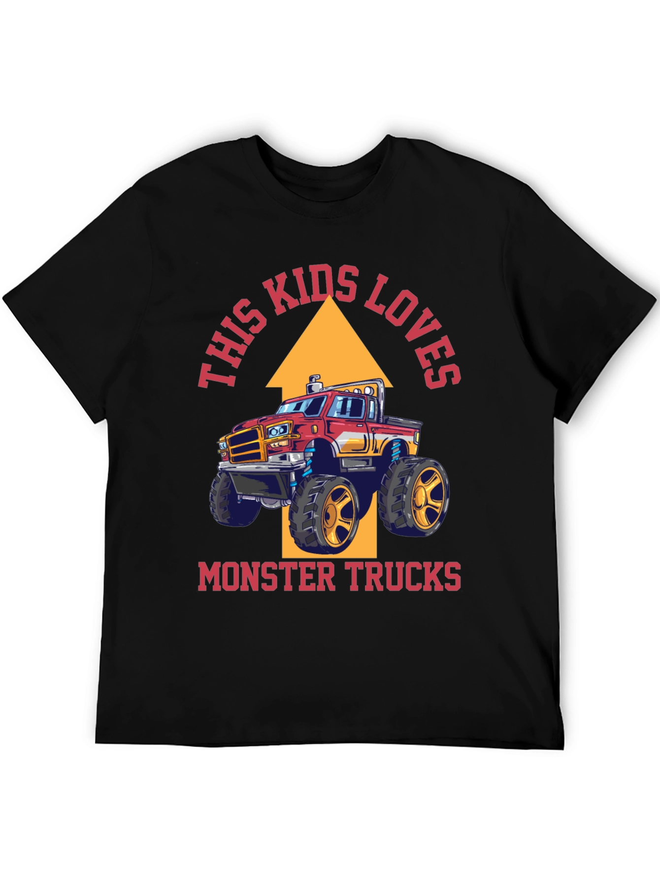 Camiseta This Kids Loves Monster Trucks