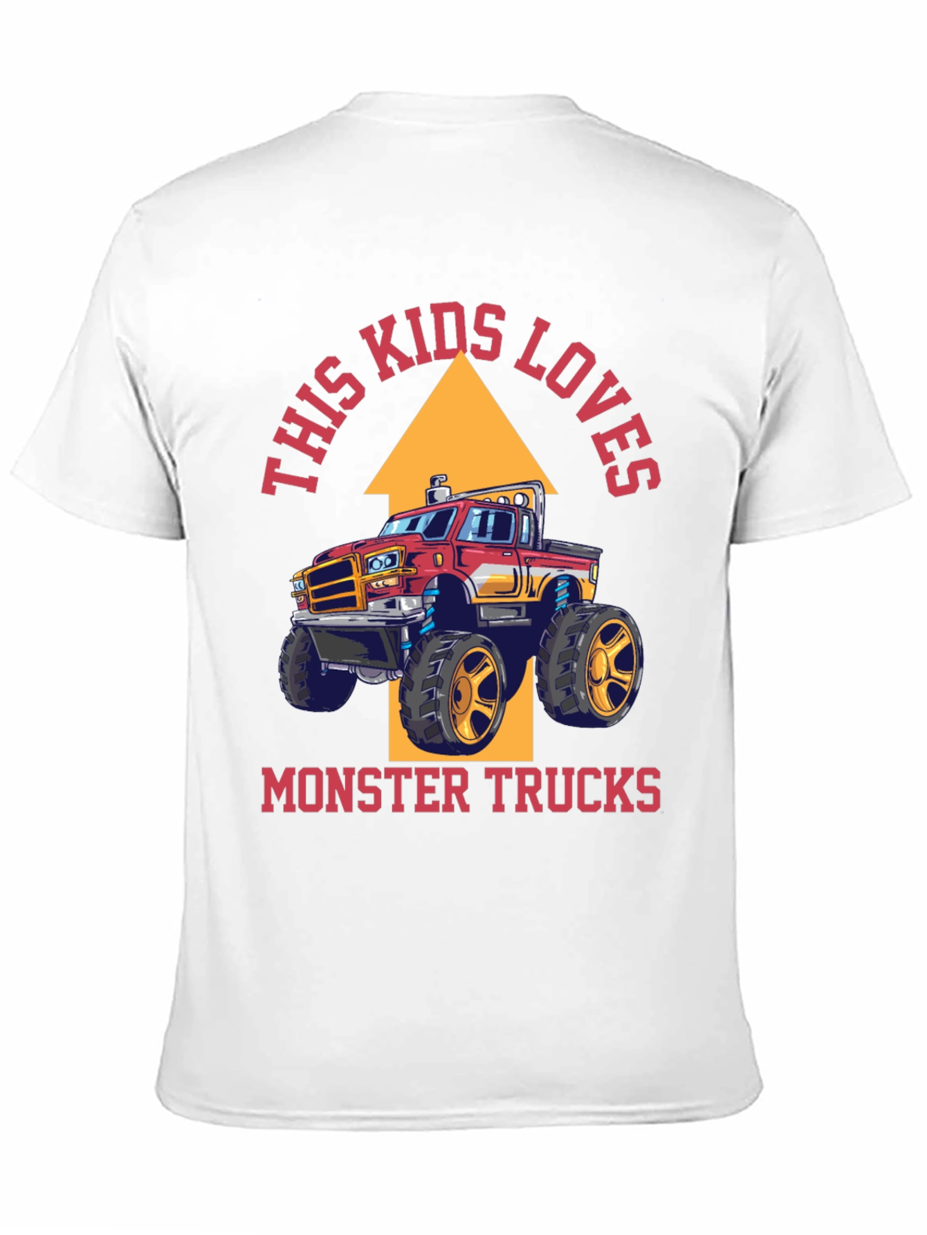 Camiseta This Kids Loves Monster Trucks