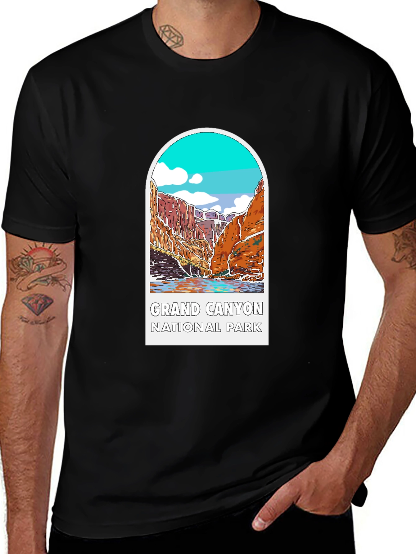 Camiseta Negra Grand Canyon National Park