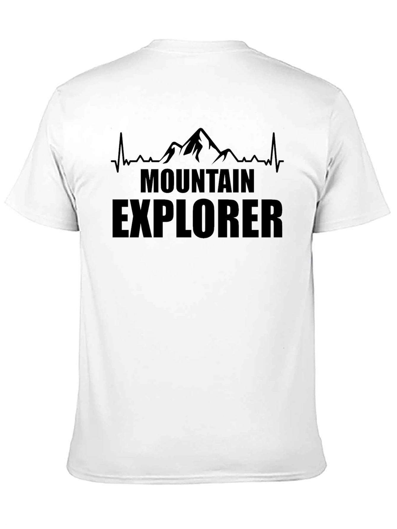 Camiseta Negra de Explorador de Montaña