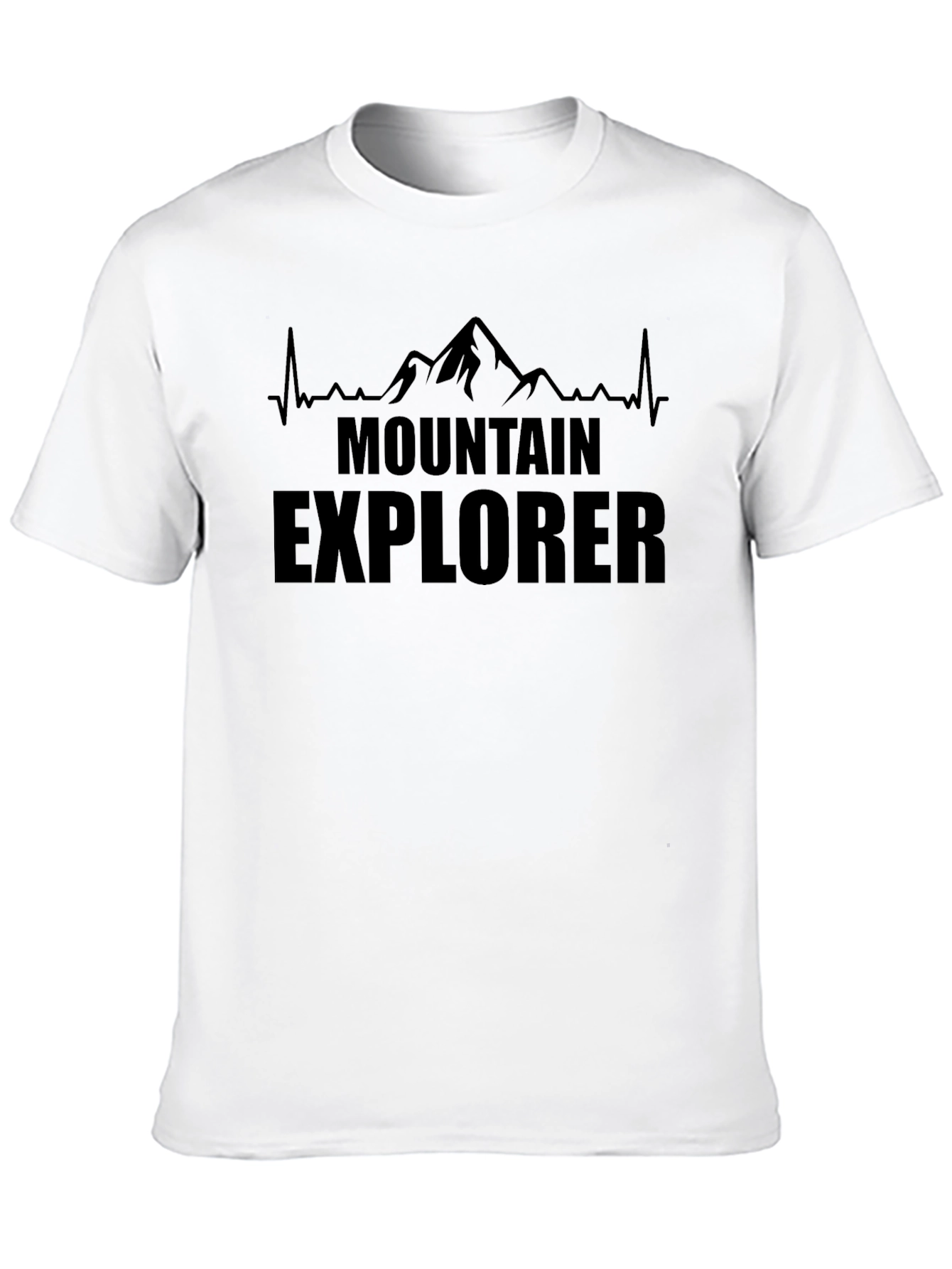 Camiseta Negra de Explorador de Montaña